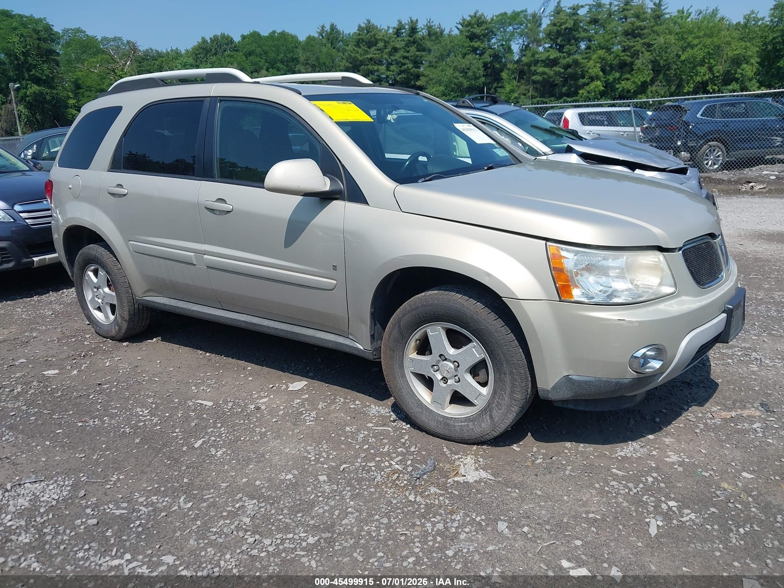 2009 Pontiac Torrent, VIN 2CKDL43F296250935 — Front end