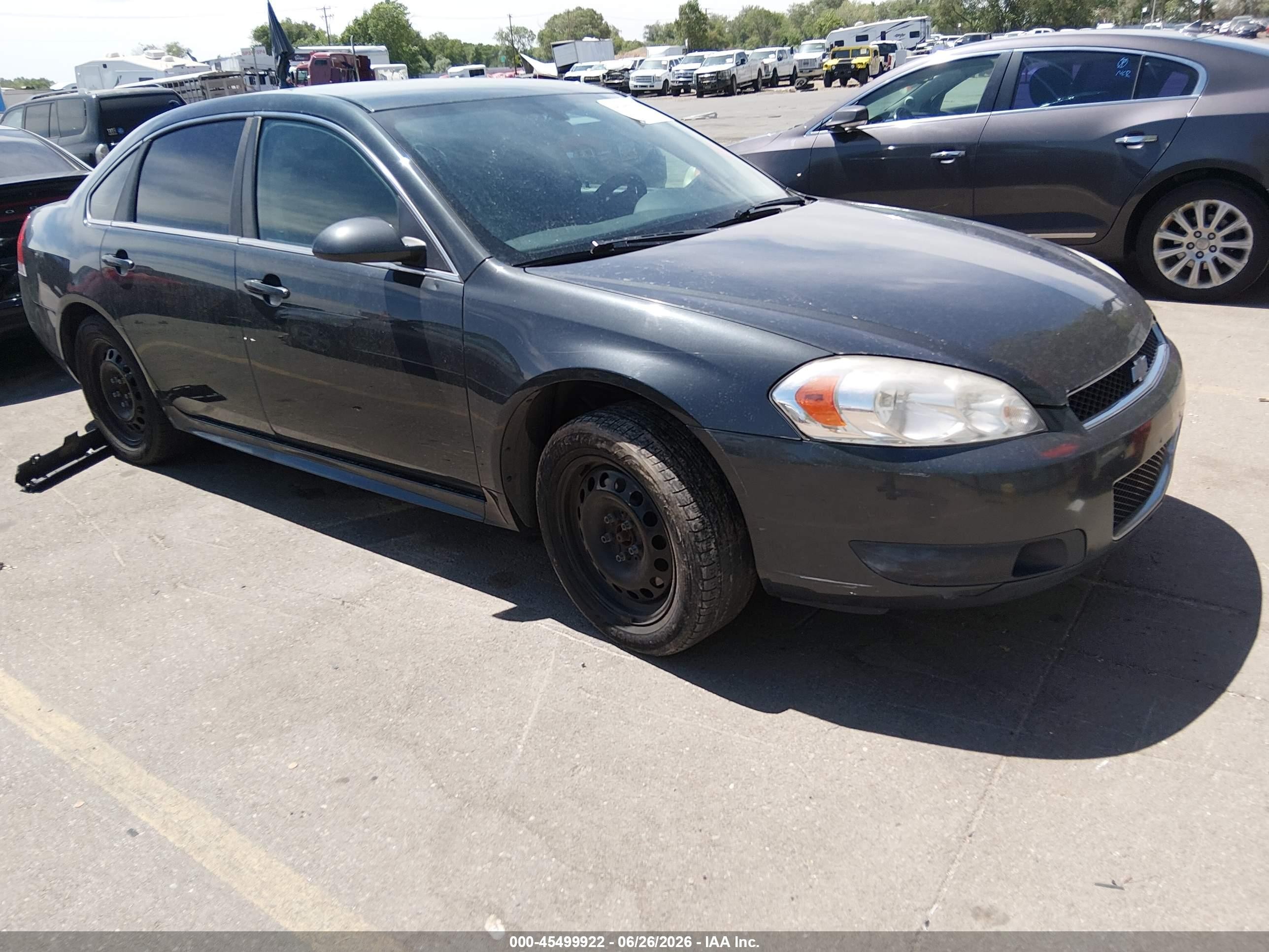 2014 Chevrolet Impala Police Police, VIN 2G1WD5E32E1164028 — Side