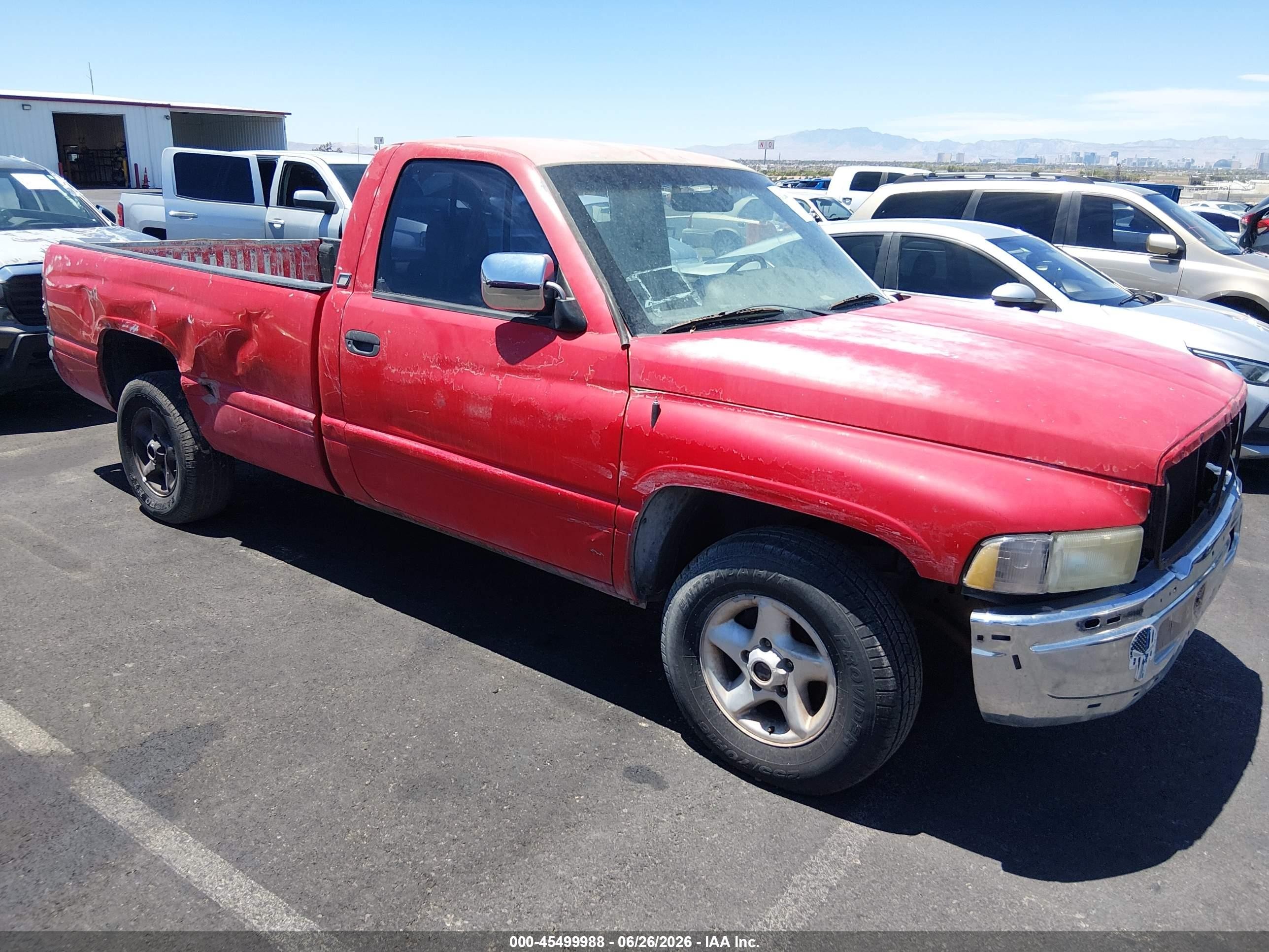 1996 Dodge 1500, VIN 1B7HC16Z0TJ121972 — Обычный износ
