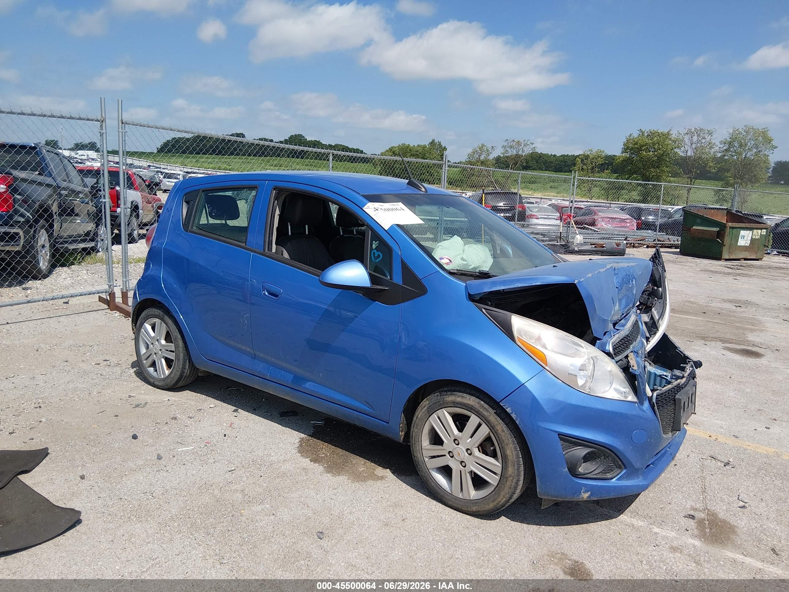 2015 Chevrolet Spark LT, VIN KL8CD6S97FC749863 — Front end