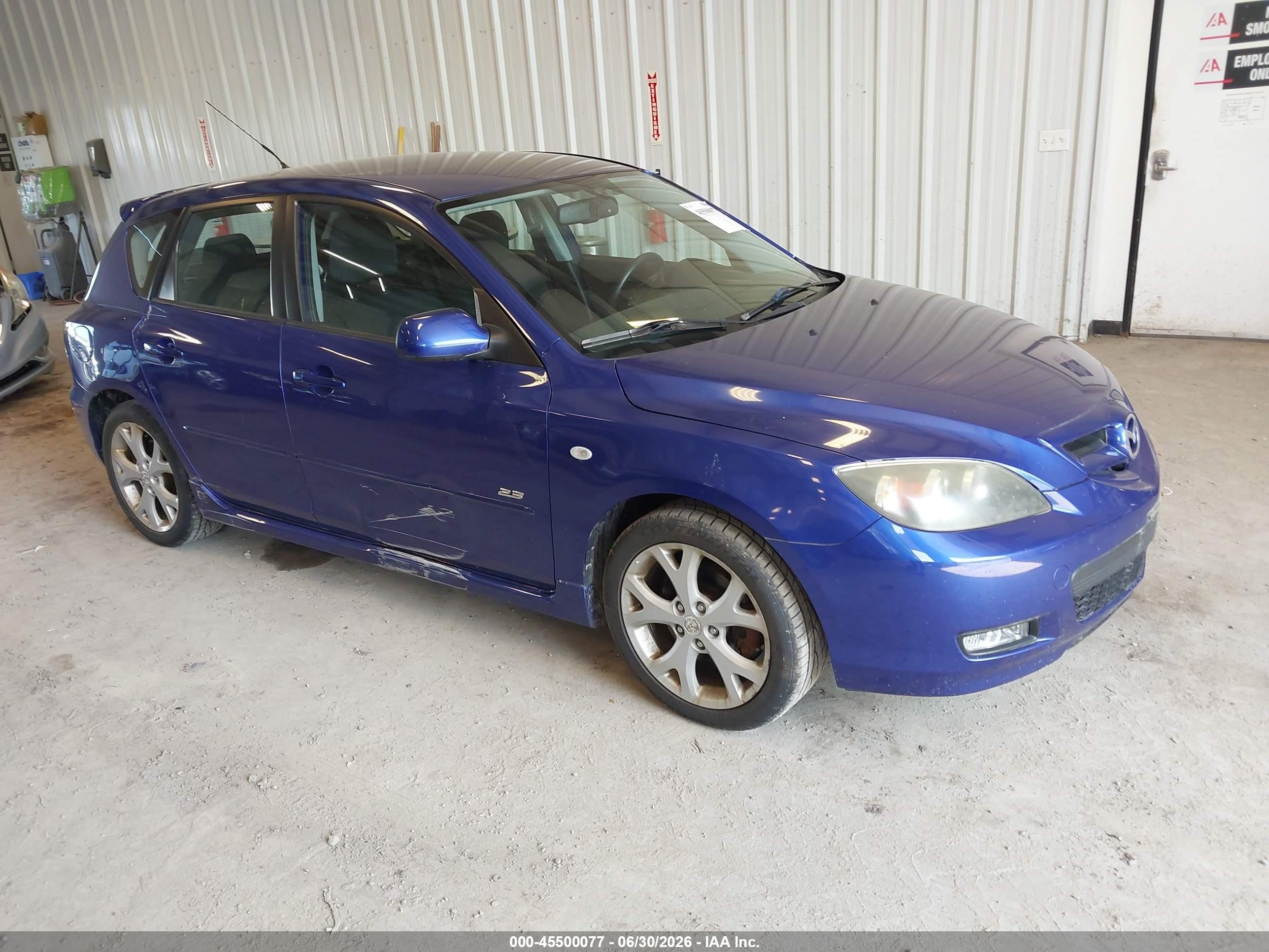 2007 Mazda 3 S Sport, VIN JM1BK143671663316 — Normal wear