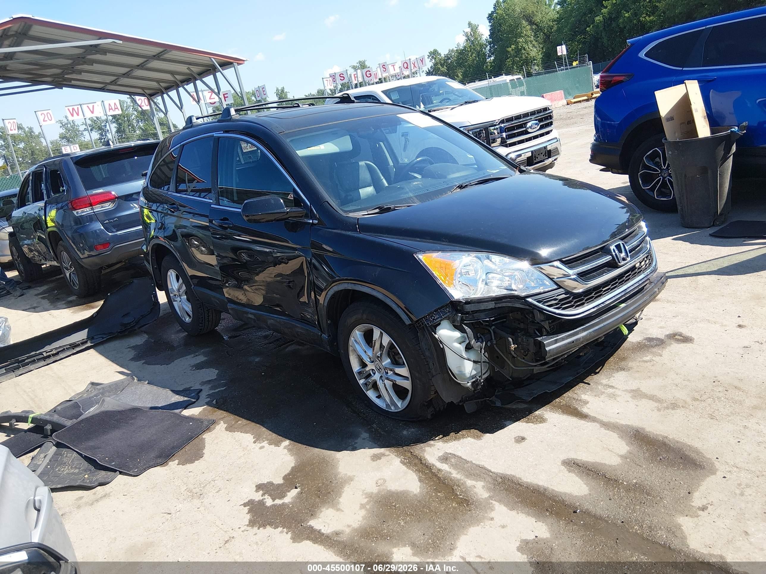 2011 Honda CR-V EX-L, VIN 5J6RE4H73BL023494 — Side