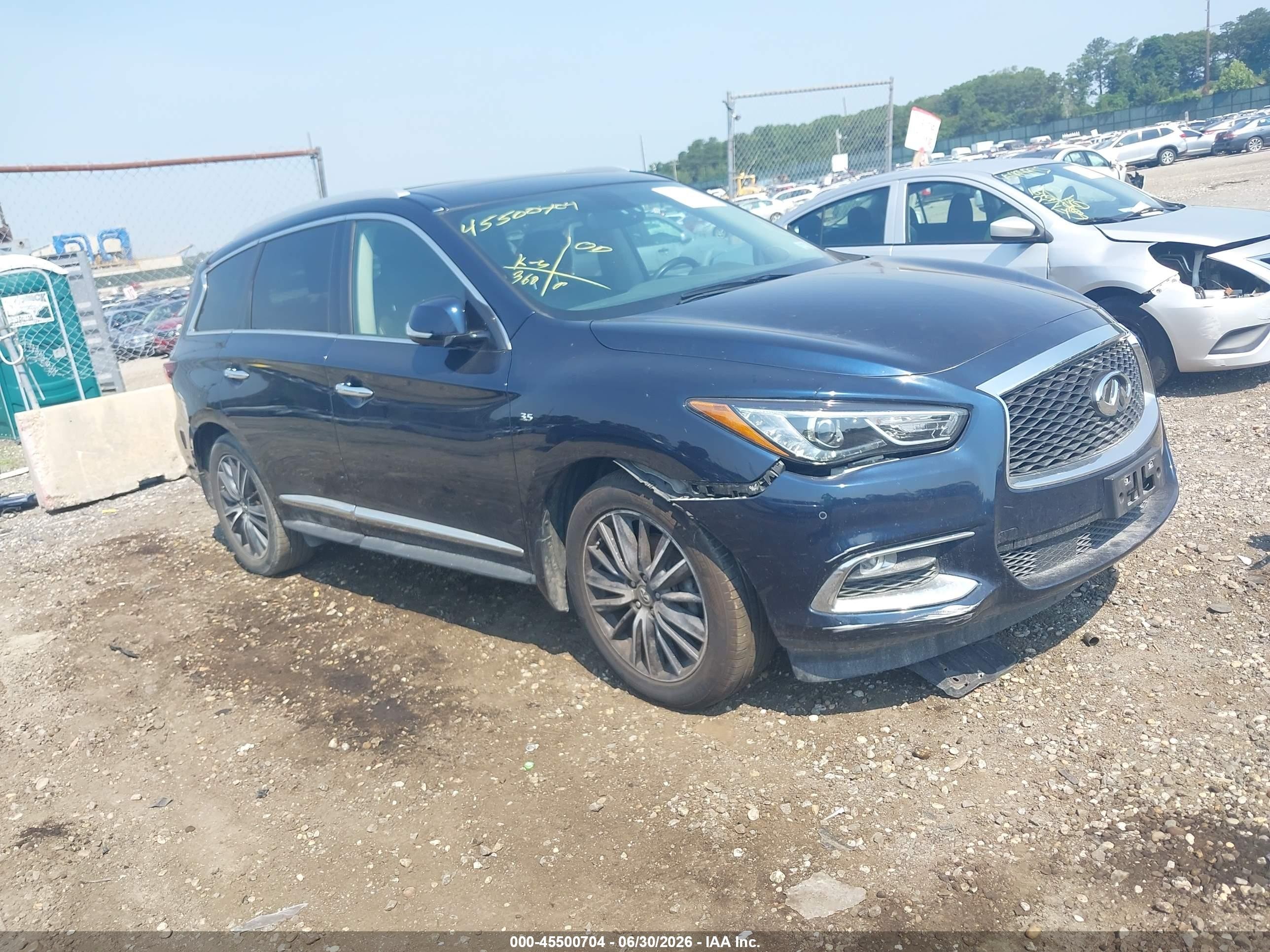 2018 Infiniti QX60, VIN 5N1DL0MM9JC508095 — Перед