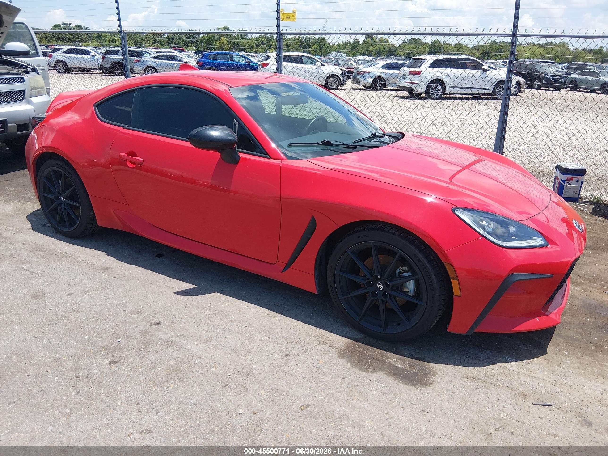 2023 Toyota 86 Premium, VIN JF1ZNBF13P8764656 — Water / flood