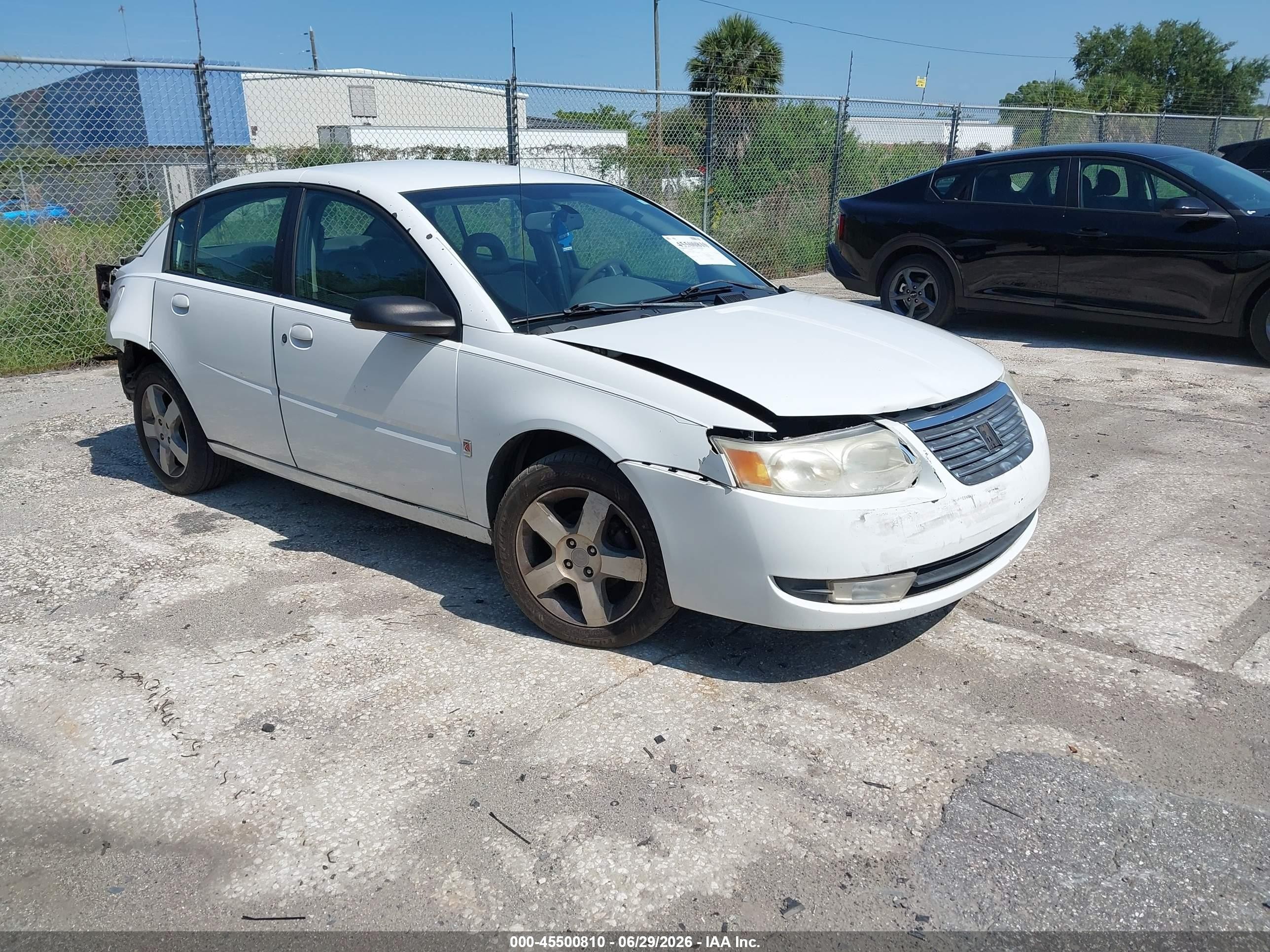 2007 Saturn ION ION 3, VIN 1G8AL55F87Z193858 — Rear end