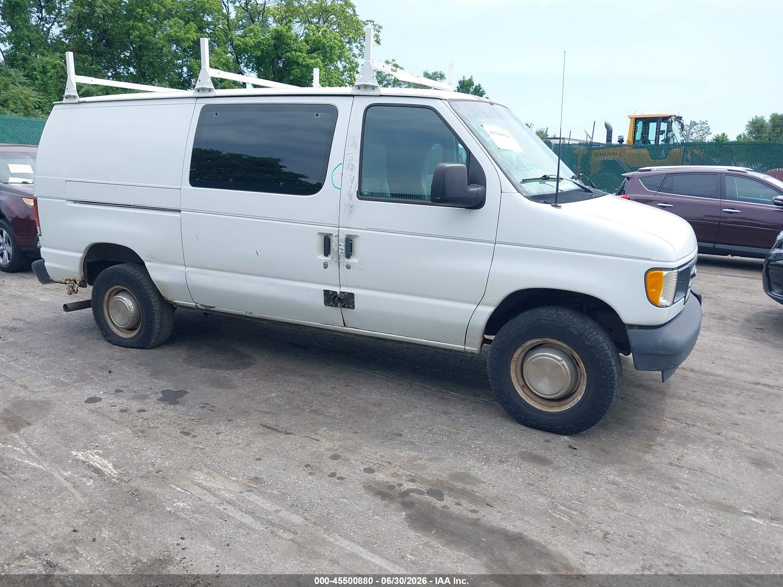 2003 Ford Econoline Cargo, VIN 1FTSE34L23HA34463 — Theft recovery