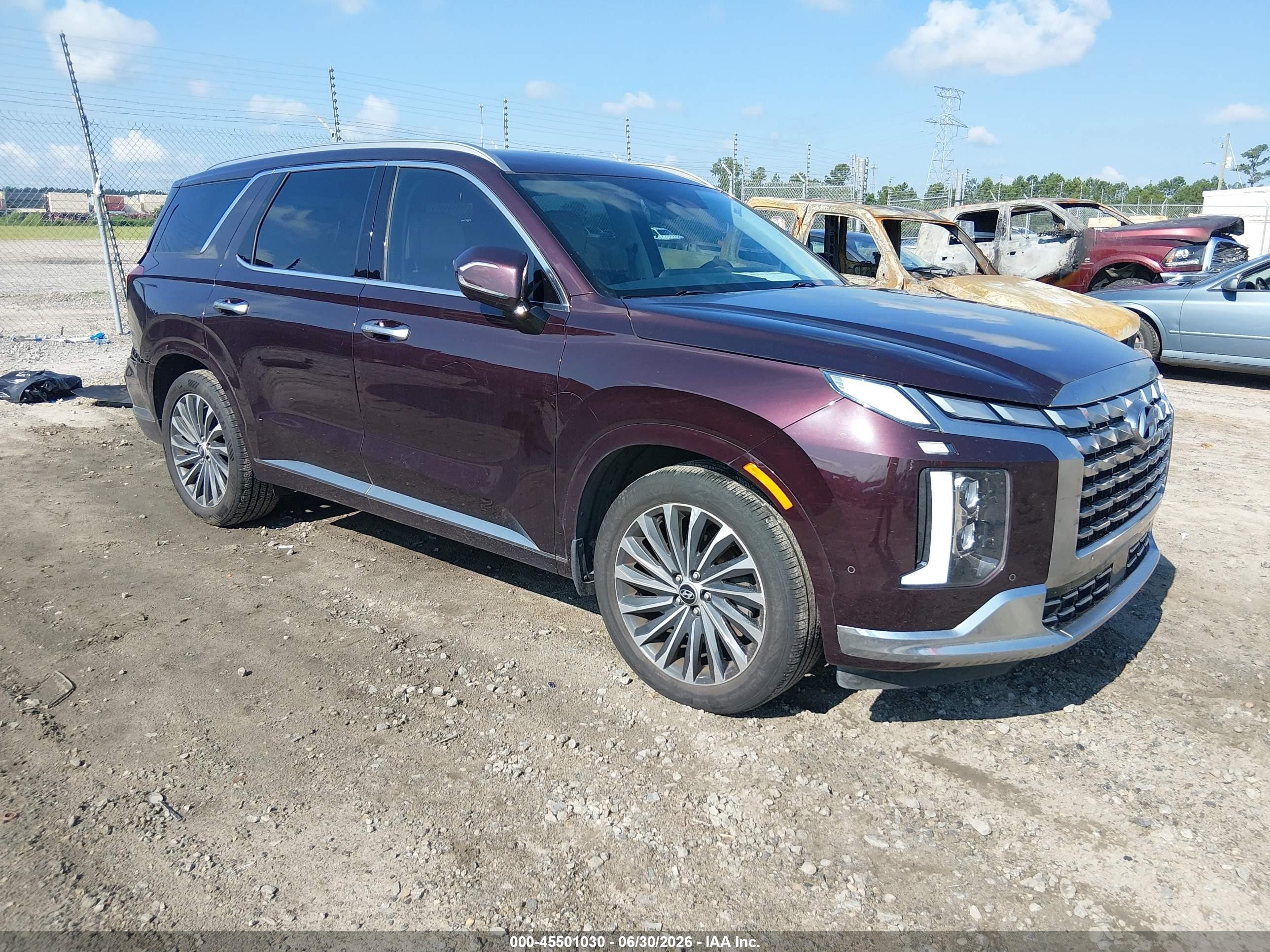 2023 Hyundai Palisade Calligraphy, VIN KM8R74GE0PU635097 — Зад