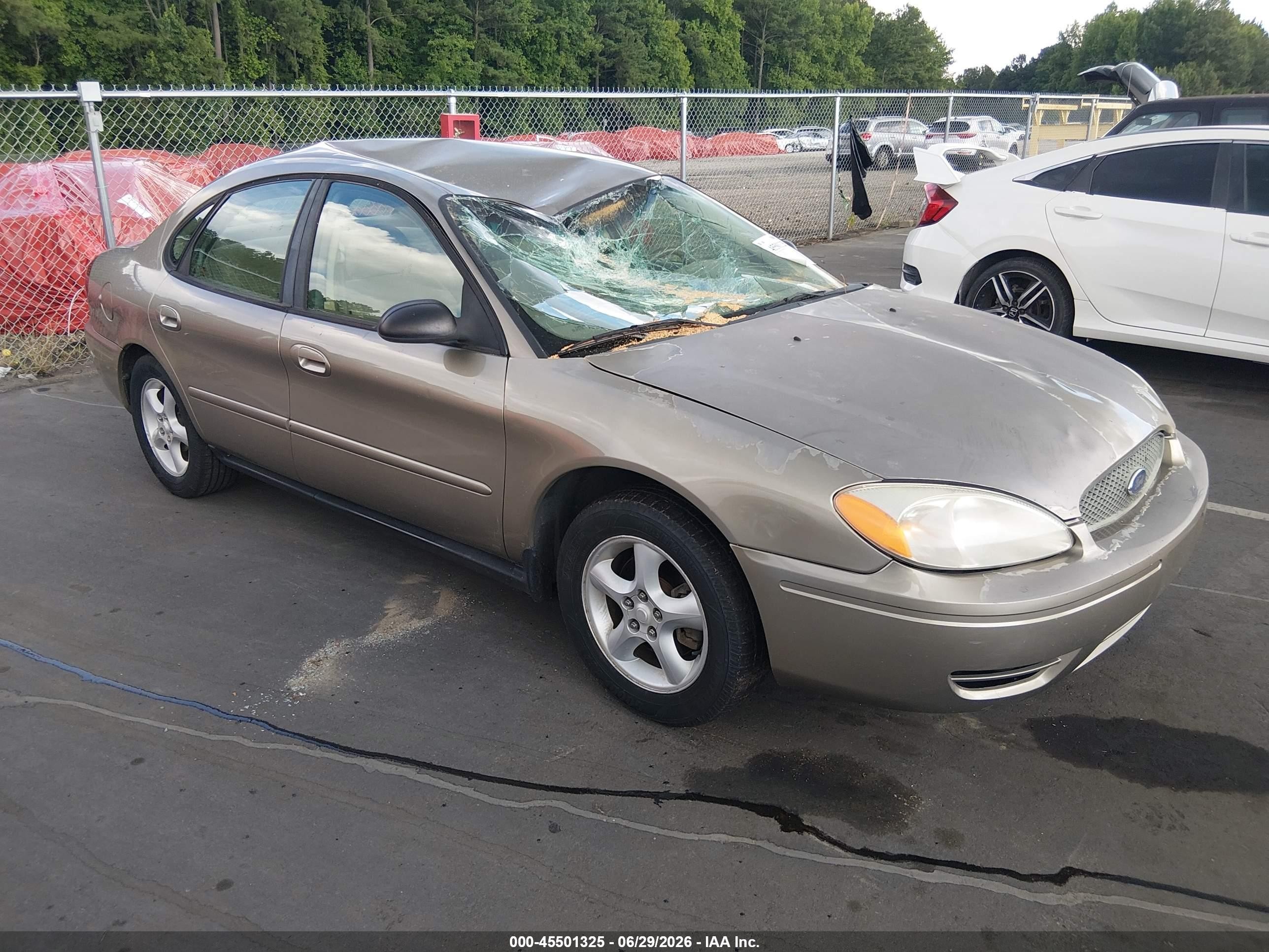 2006 Ford Taurus SE, VIN 1FAHP53U16A248616 — Frame damage