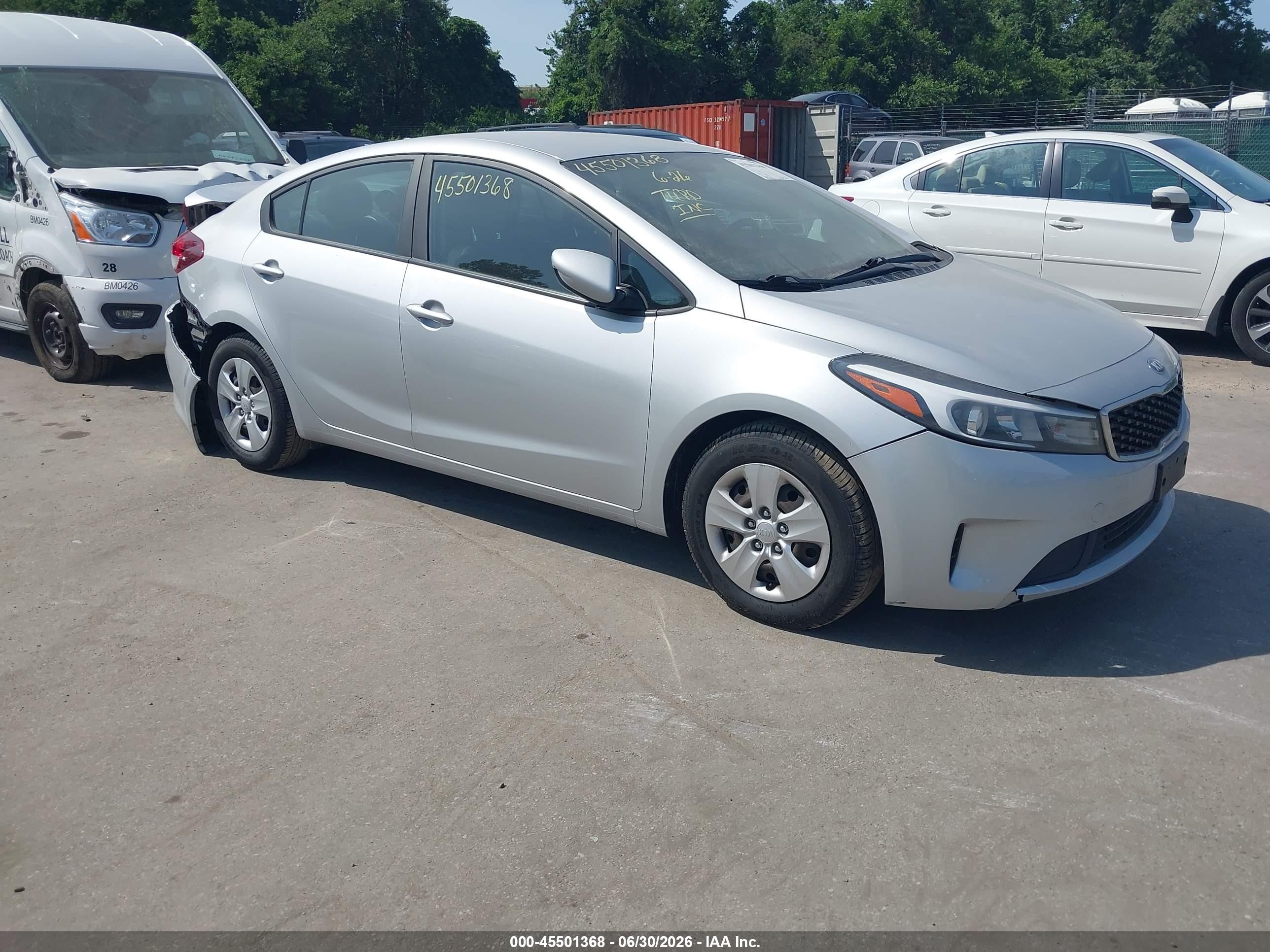 2017 Kia Forte S, VIN 3KPFL4A79HE066814 — Rear end
