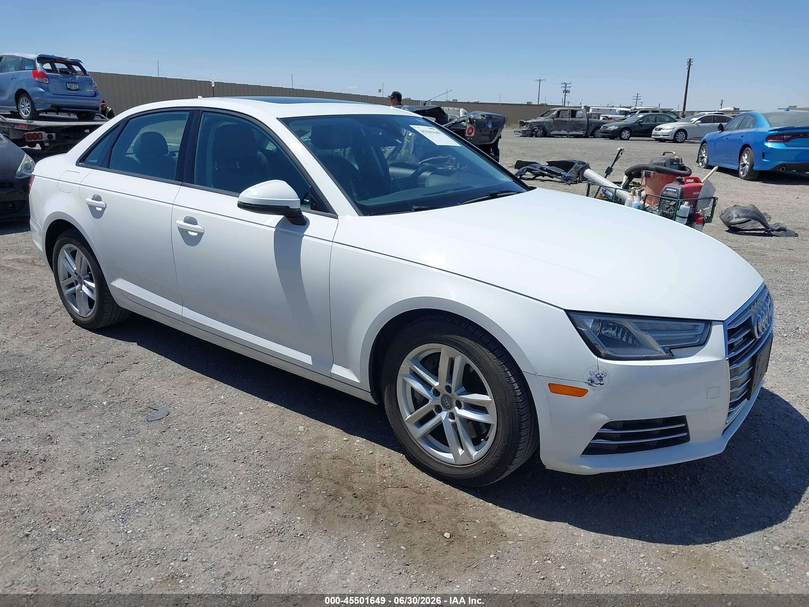 2017 Audi A4 Premium, VIN WAUANAF44HN052586 — Normal wear