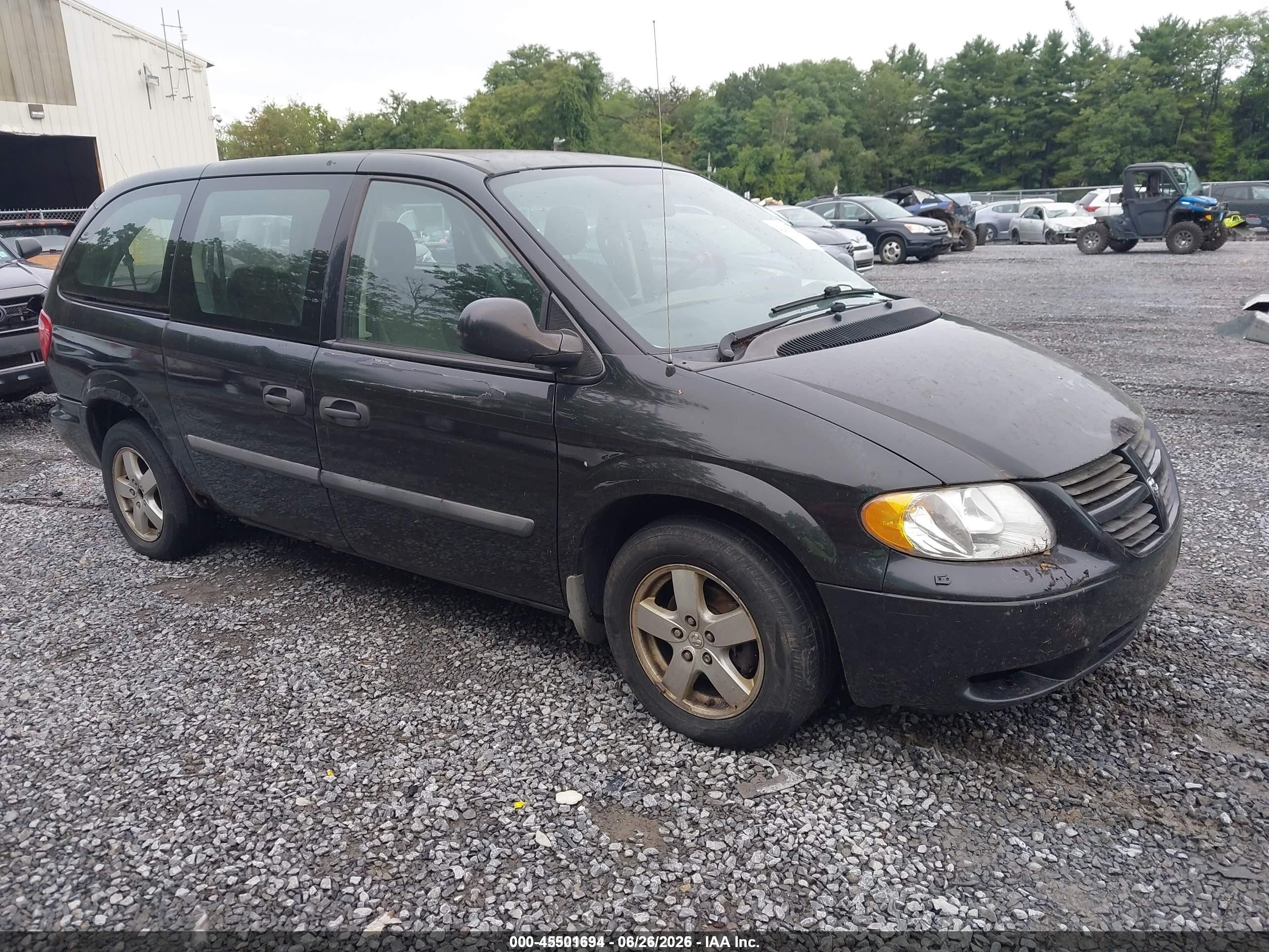 2007 Dodge Grand Caravan SE, VIN 1D4GP24R67B229590 — Not stated