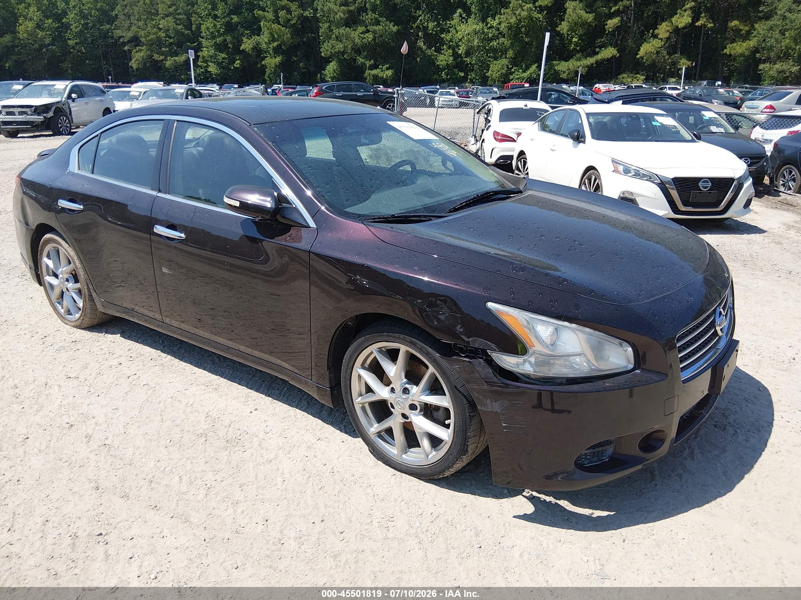 2010 Nissan Maxima SV, VIN 1N4AA5AP0AC872095 — Обычный износ