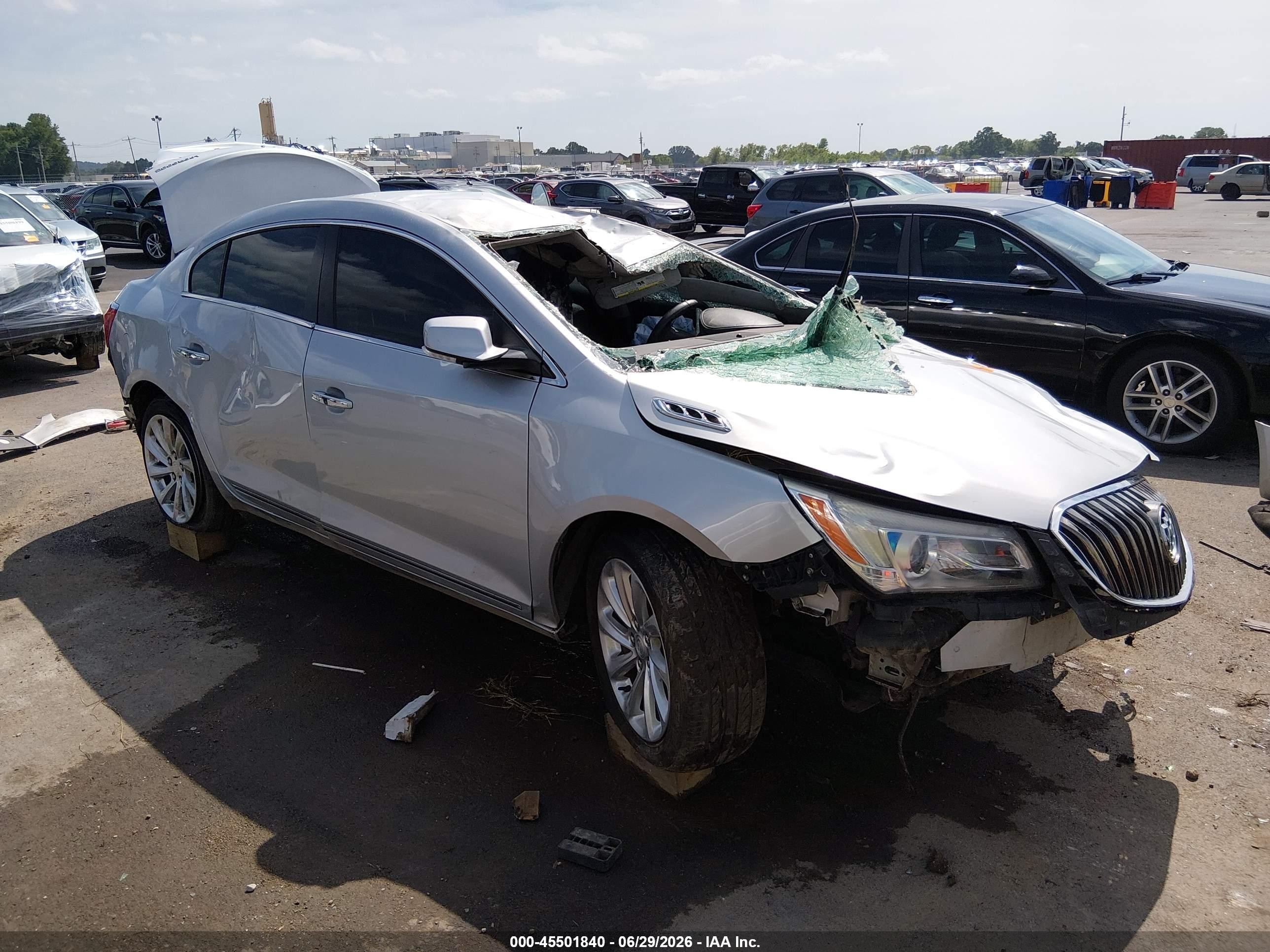 2014 Buick LaCrosse Leather, VIN 1G4GB5G31EF101585 — Rollover