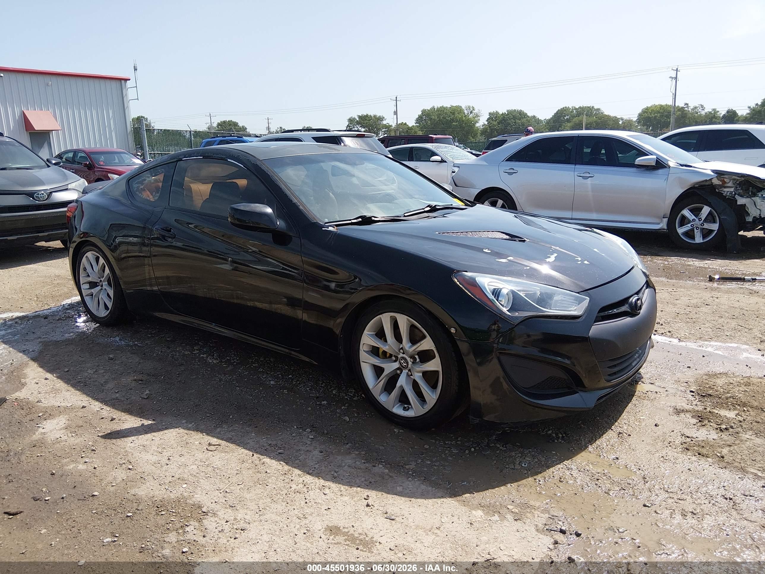 2013 Hyundai Genesis Coupe Premium, VIN KMHHT6KD3DU095340 — Front end