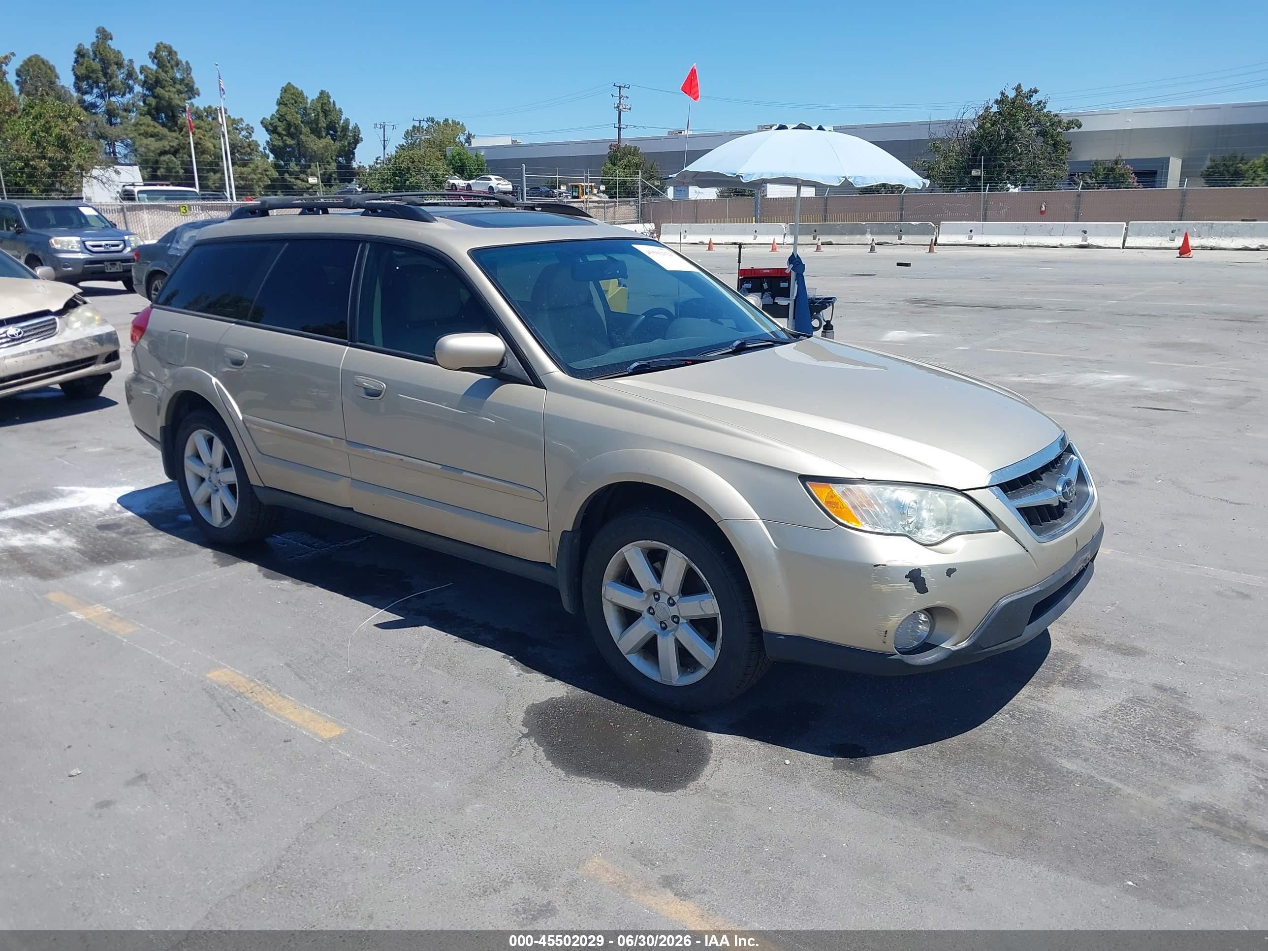 2008 Subaru Outback Limited, VIN 4S4BP62C987356265 — Normal wear