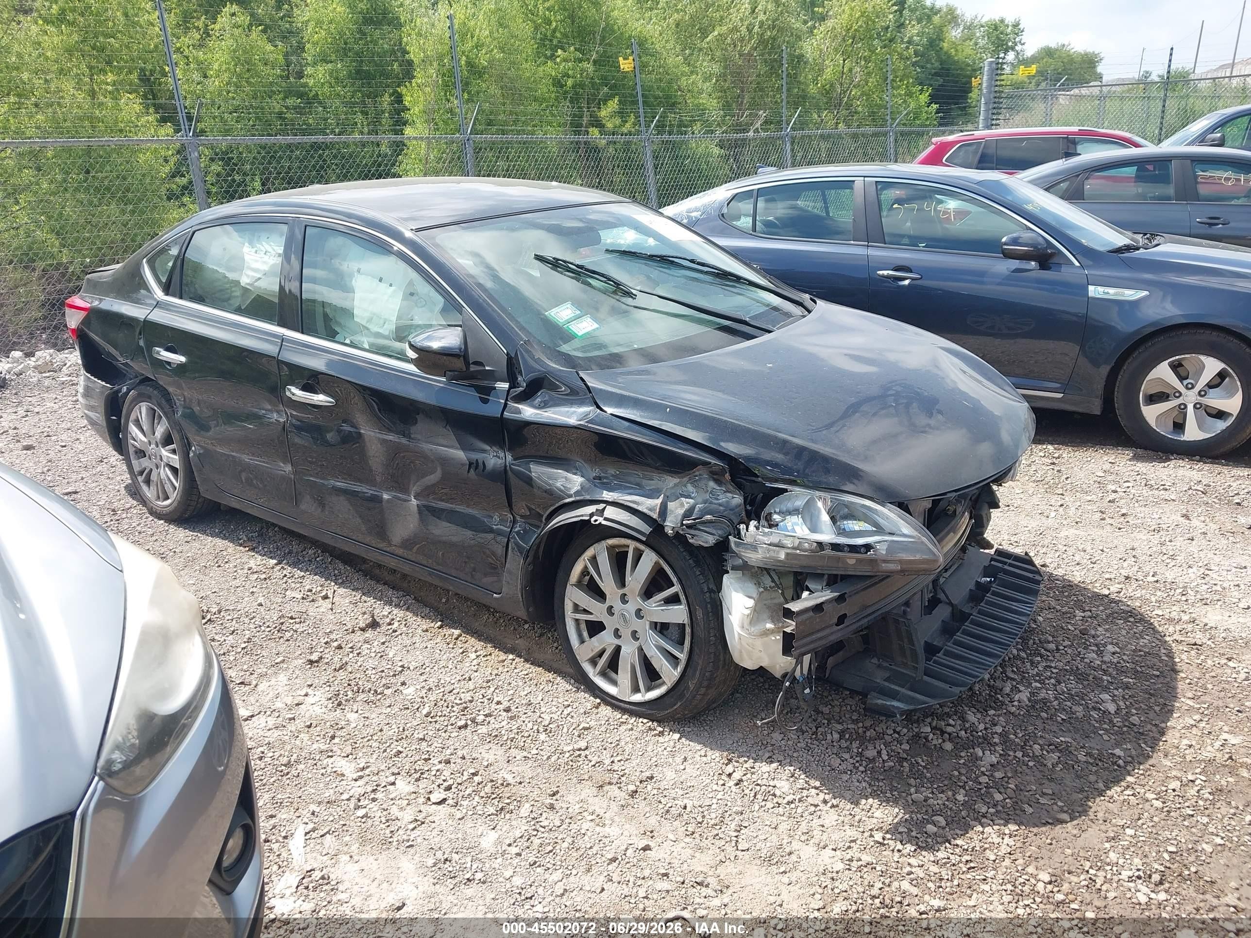 2014 Nissan Sentra FE+ SV, VIN 3N1AB7AP1EY204115 — По всему кузову