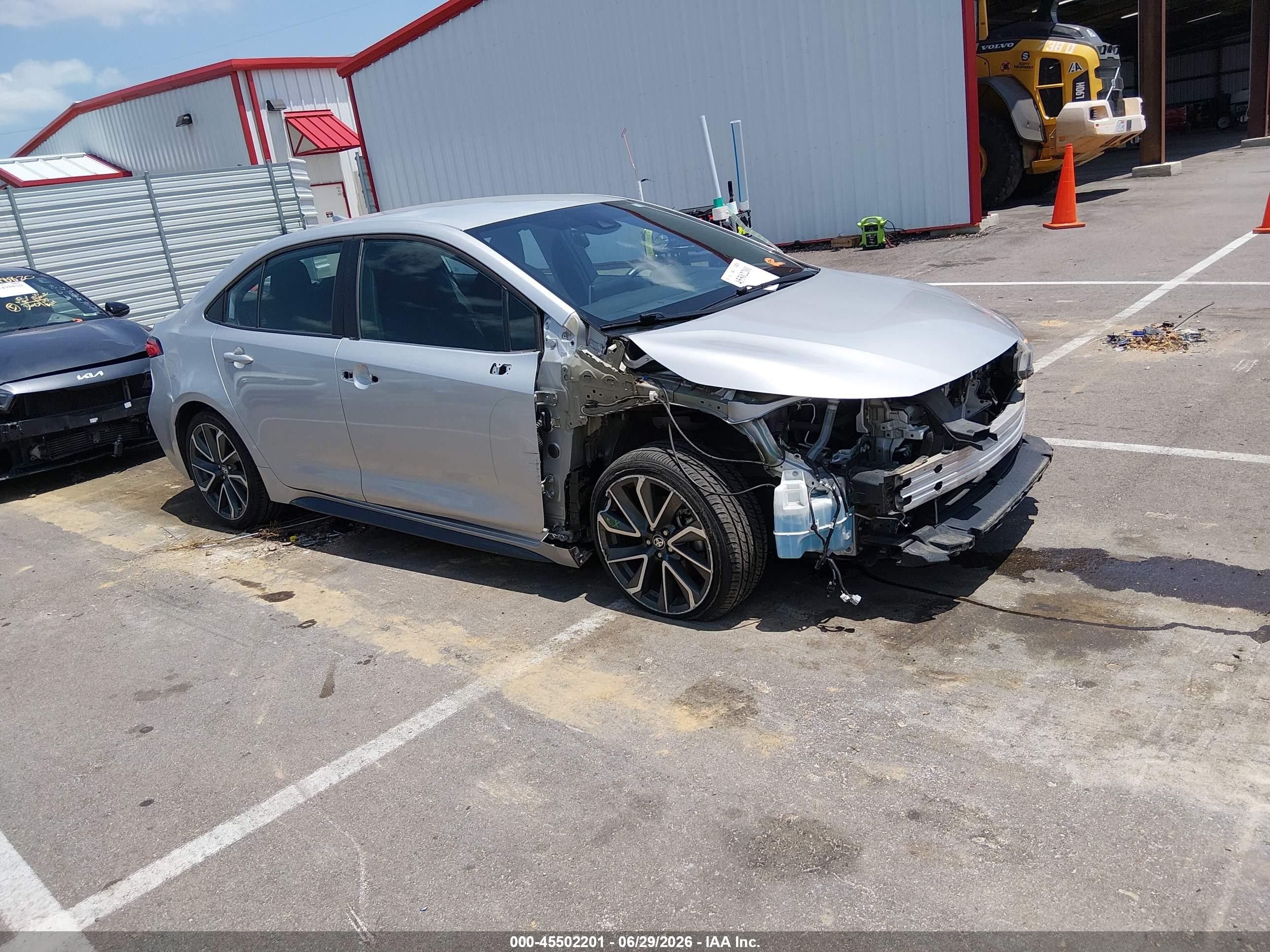 2021 Toyota Corolla Apex SE, VIN 5YFS4MCE2MP086998 — Front end