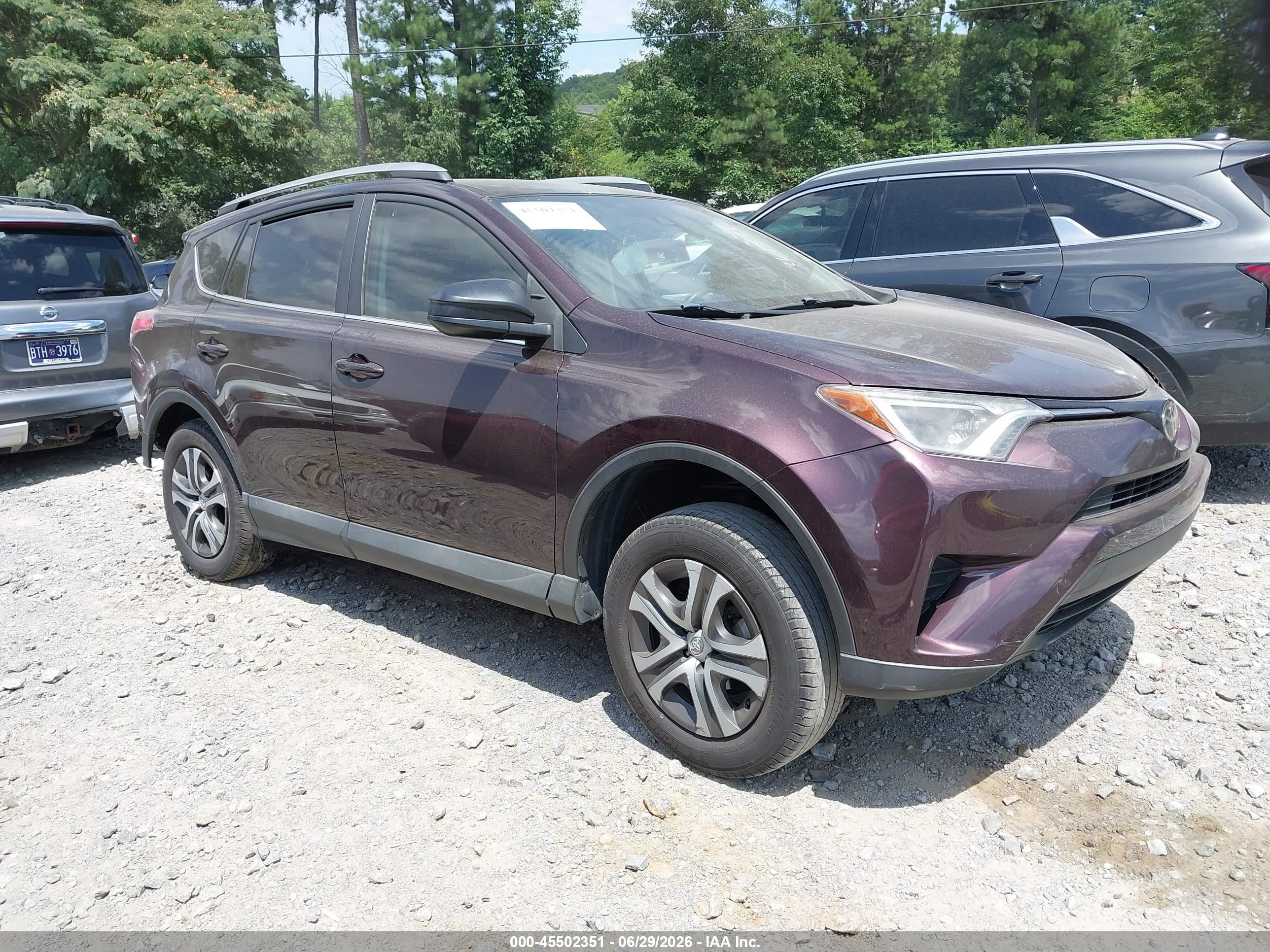 2017 Toyota RAV4 LE, VIN 2T3ZFREVXHW367526 — Rear end