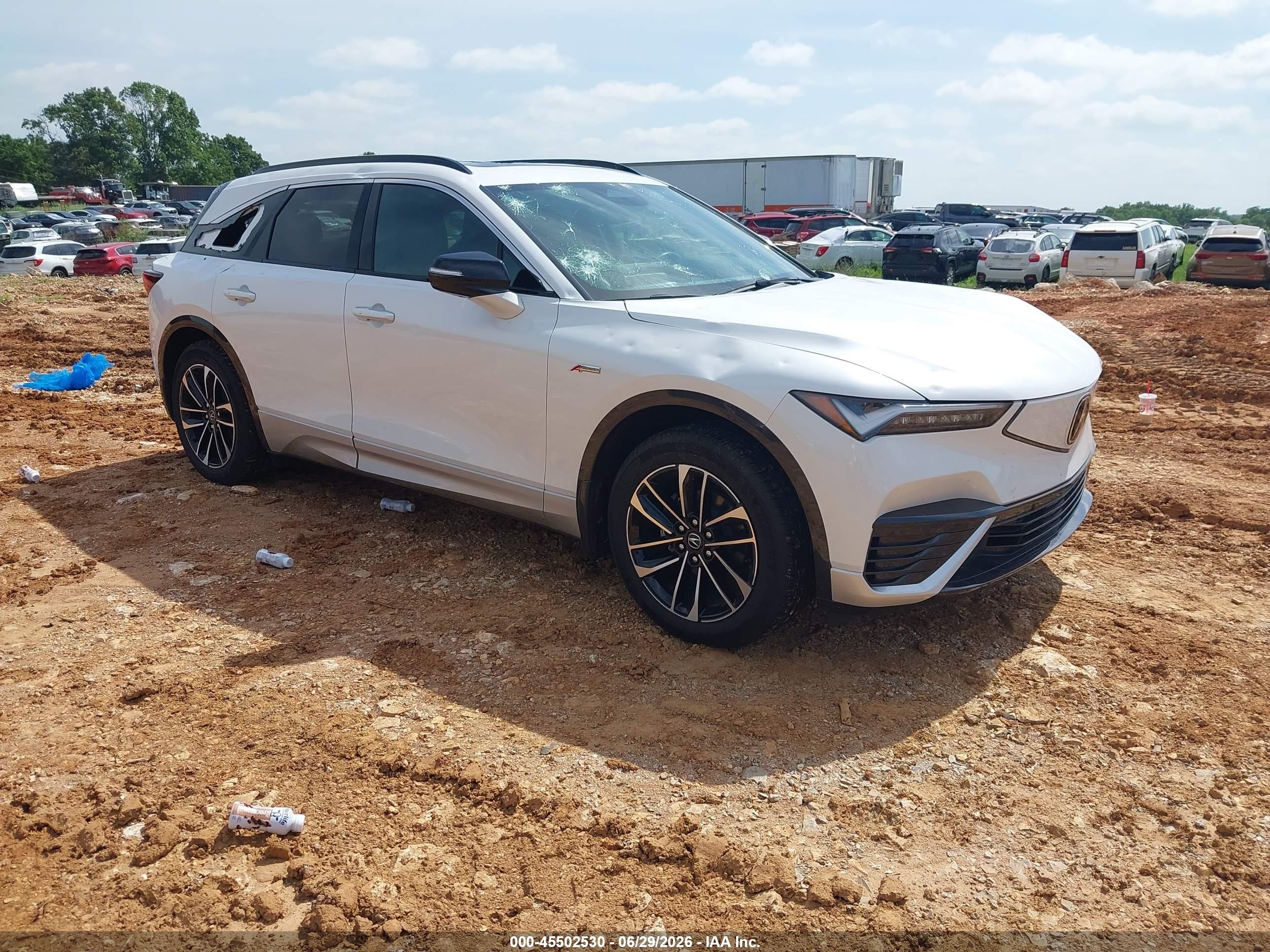 2024 Acura ZDX w/A-Spec Package, VIN 4W5KHNRLXRZ511769 — Hail