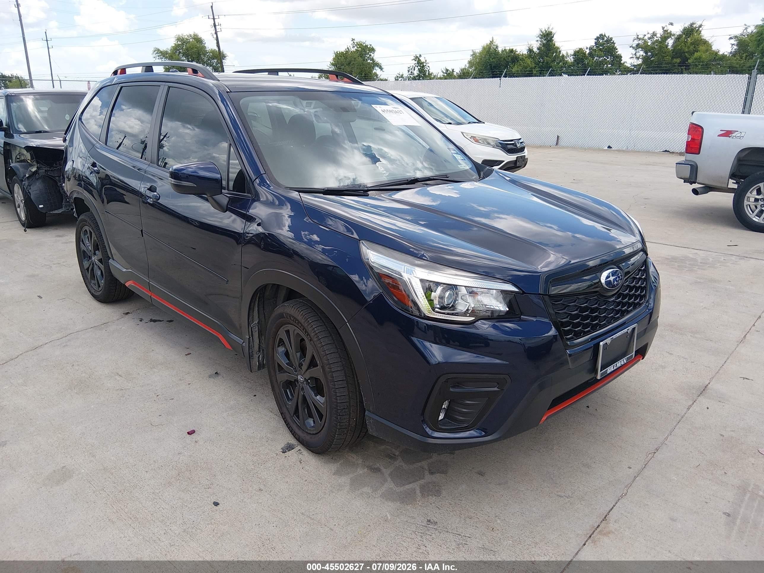 2020 Subaru Forester Special Sports, VIN JF2SKARC6LH450376 — Rear end