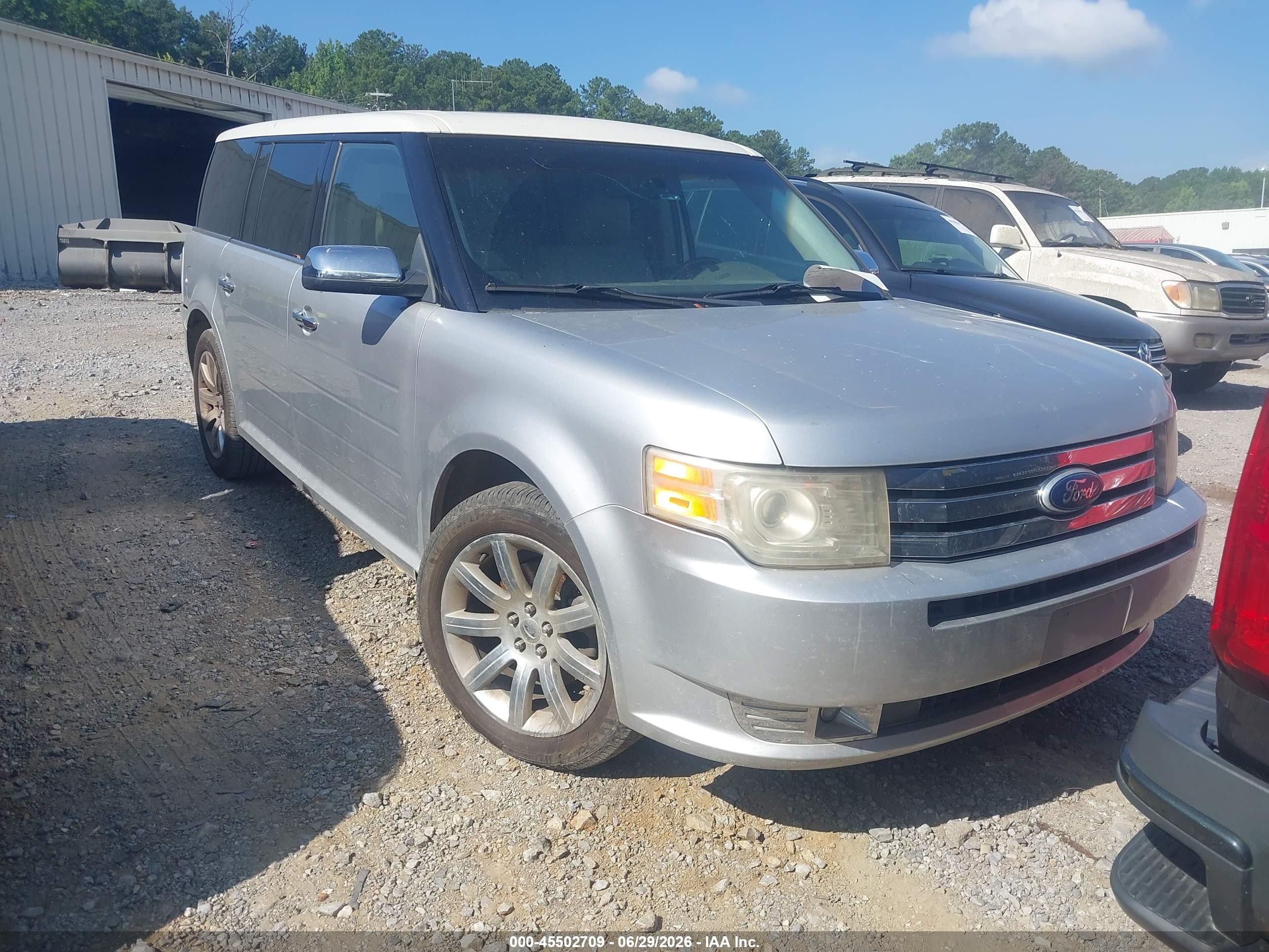 2011 Ford Flex Limited, VIN 2FMGK5DC0BBD10396 — Rear end