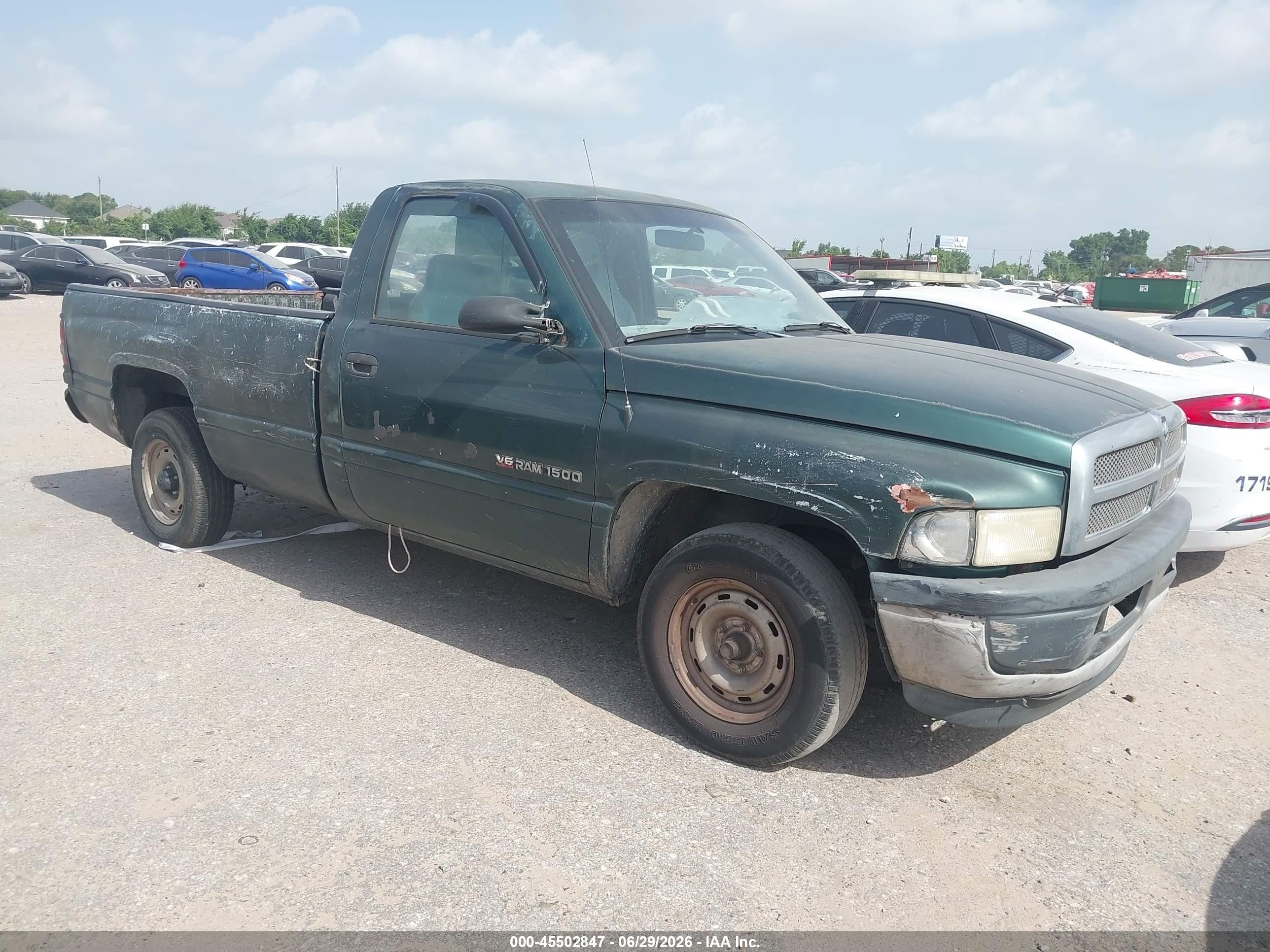 1999 Dodge 1500, VIN 1B7HC16X4XS309540 — Обычный износ