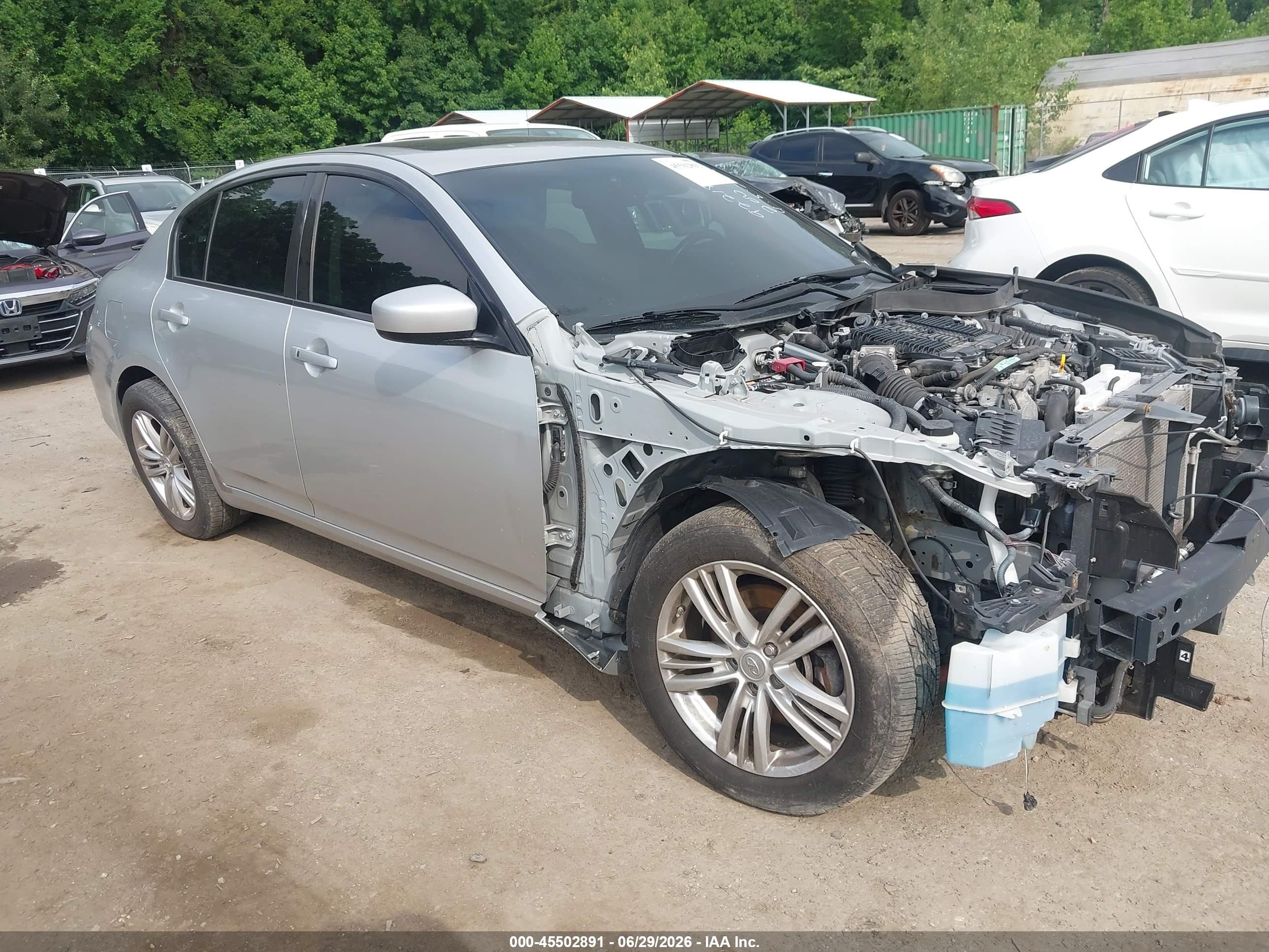 2011 Infiniti G37 x, VIN JN1CV6AR3BM401023 — Stripped