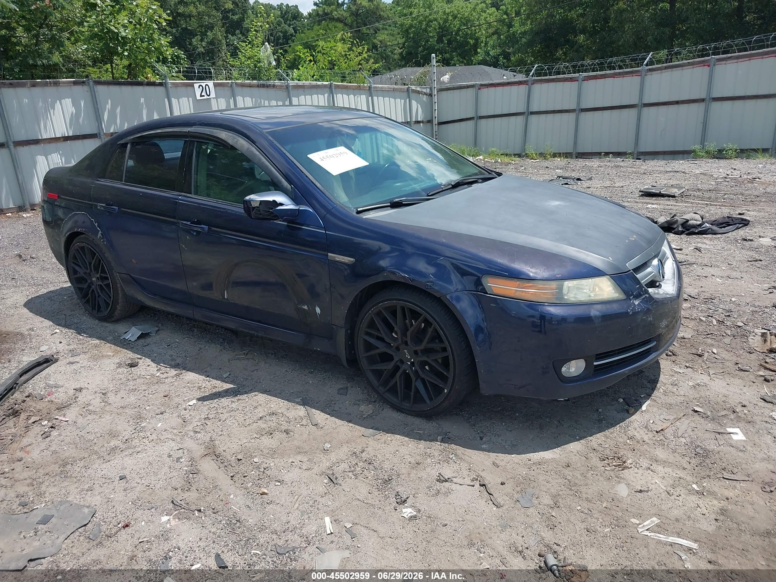 2008 Acura TL, VIN 19UUA66278A032400 — Side