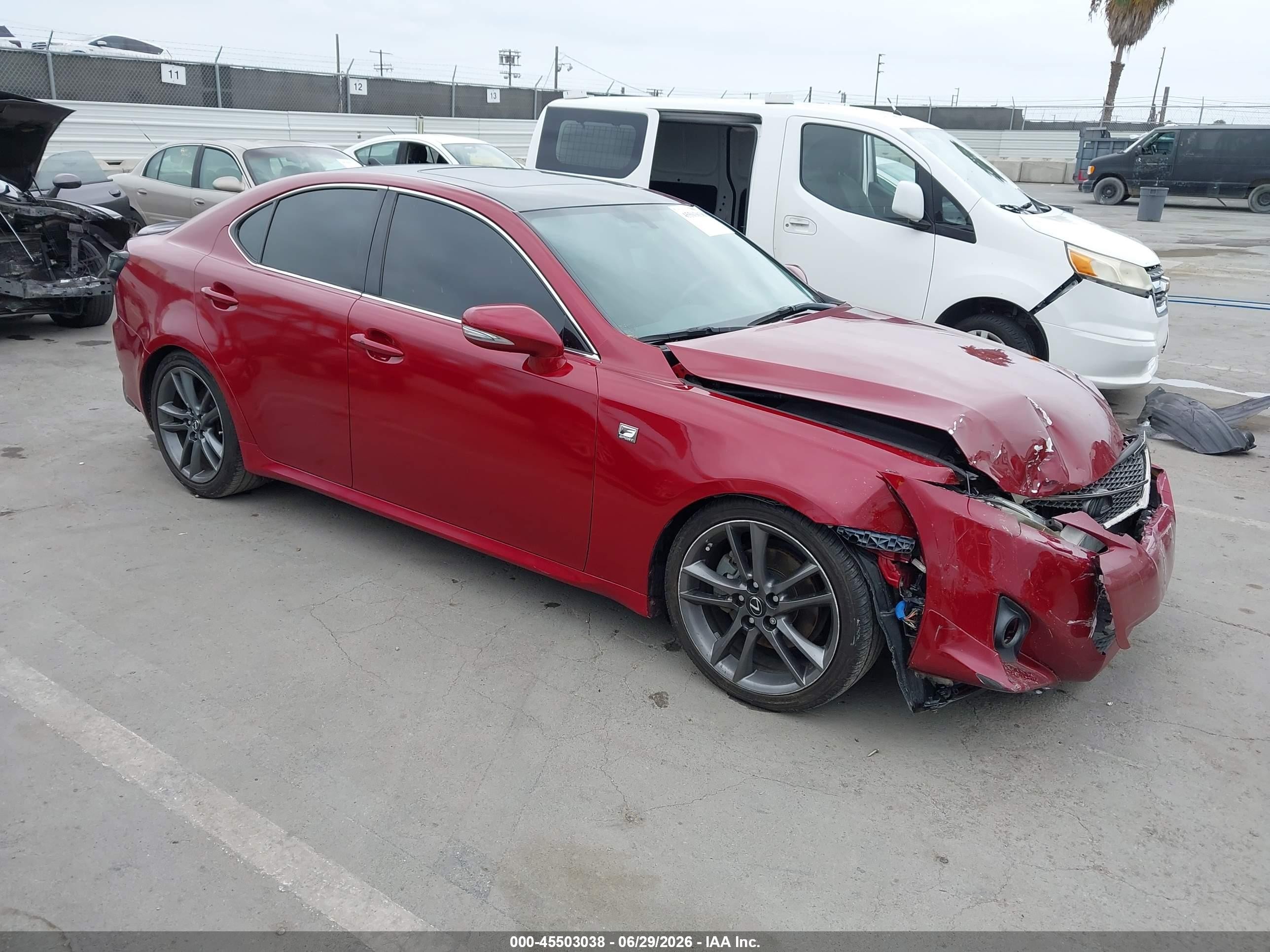 2011 Lexus IS 250, VIN JTHBF5C20B5149790 — Front end