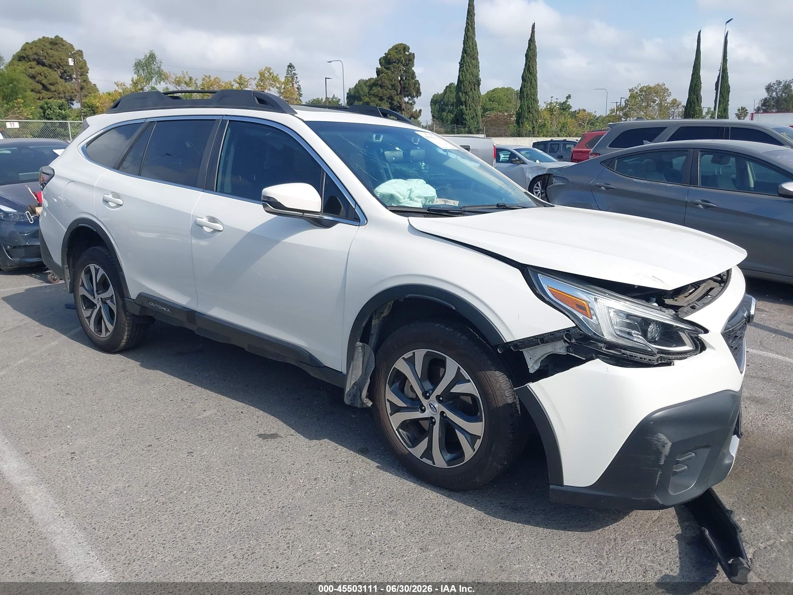 2021 Subaru Outback Limited, VIN 4S4BTANC4M3165722 — All over