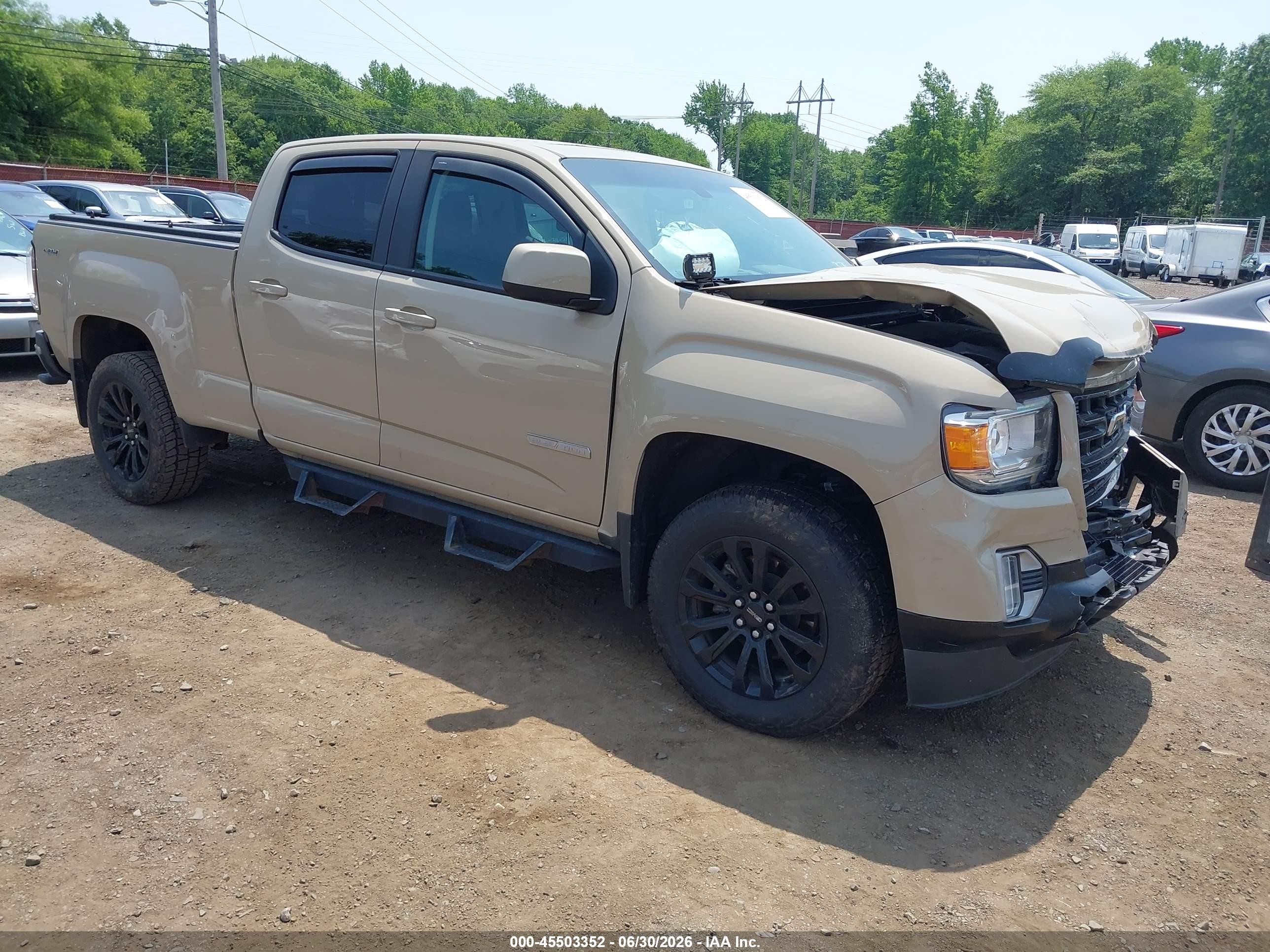 2022 GMC Canyon 4WD Elevation, VIN 1GTG6CEN5N1287114 — Front end