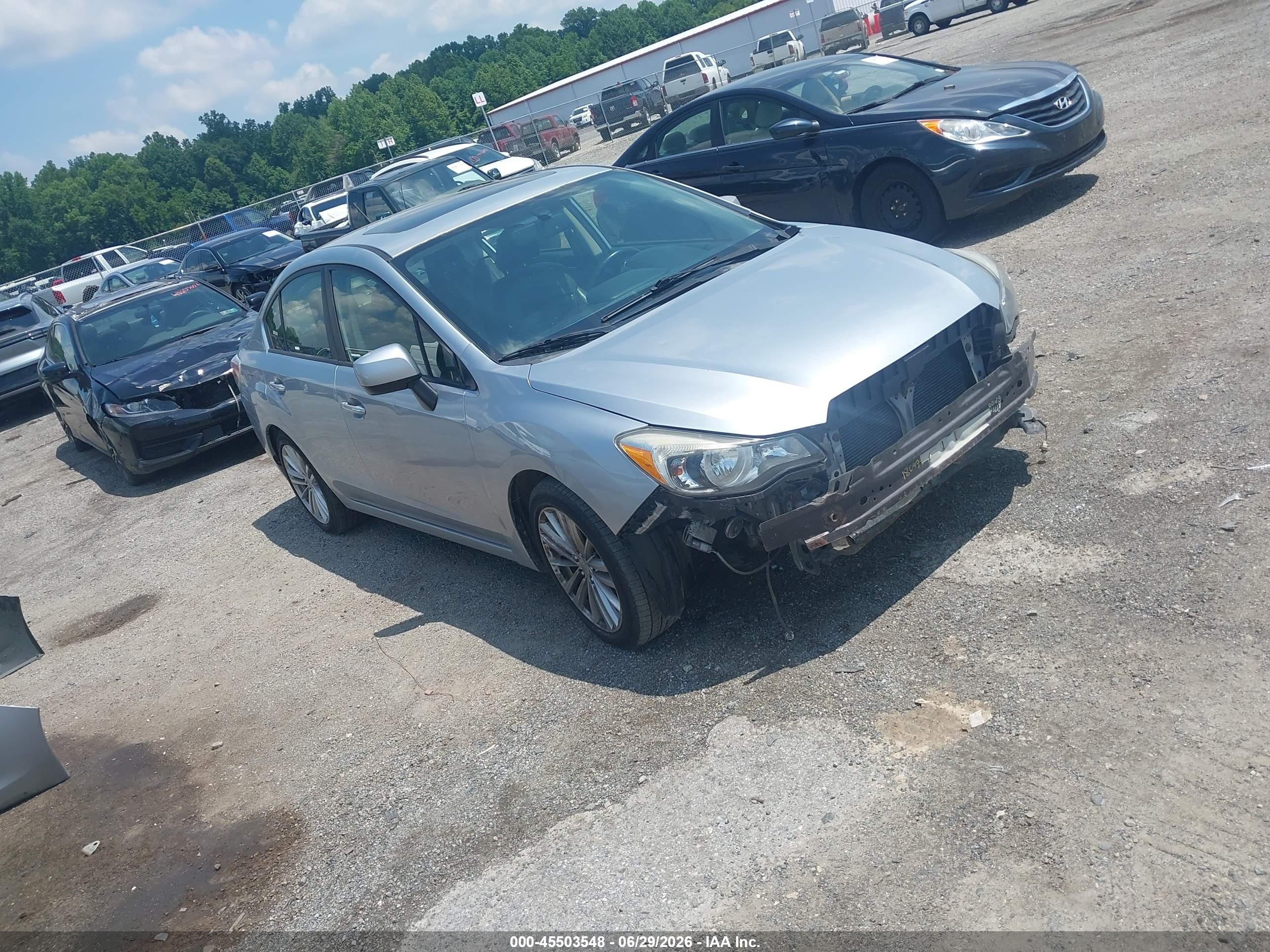 2013 Subaru Impreza Limited, VIN JF1GJAK61DH030950 — Front end