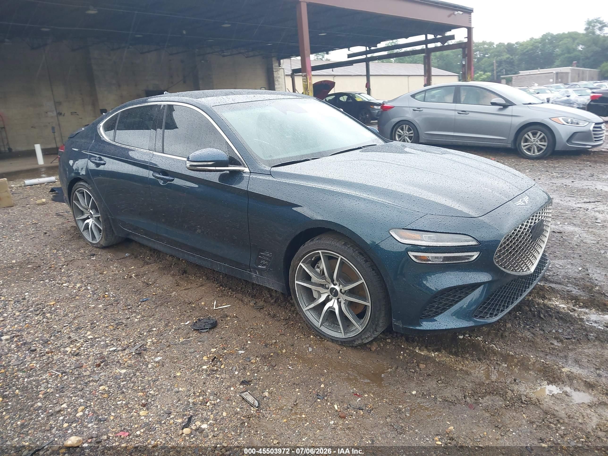 2025 Genesis G70 2.5T, VIN KMTG34SC5SU149358 — Rear end