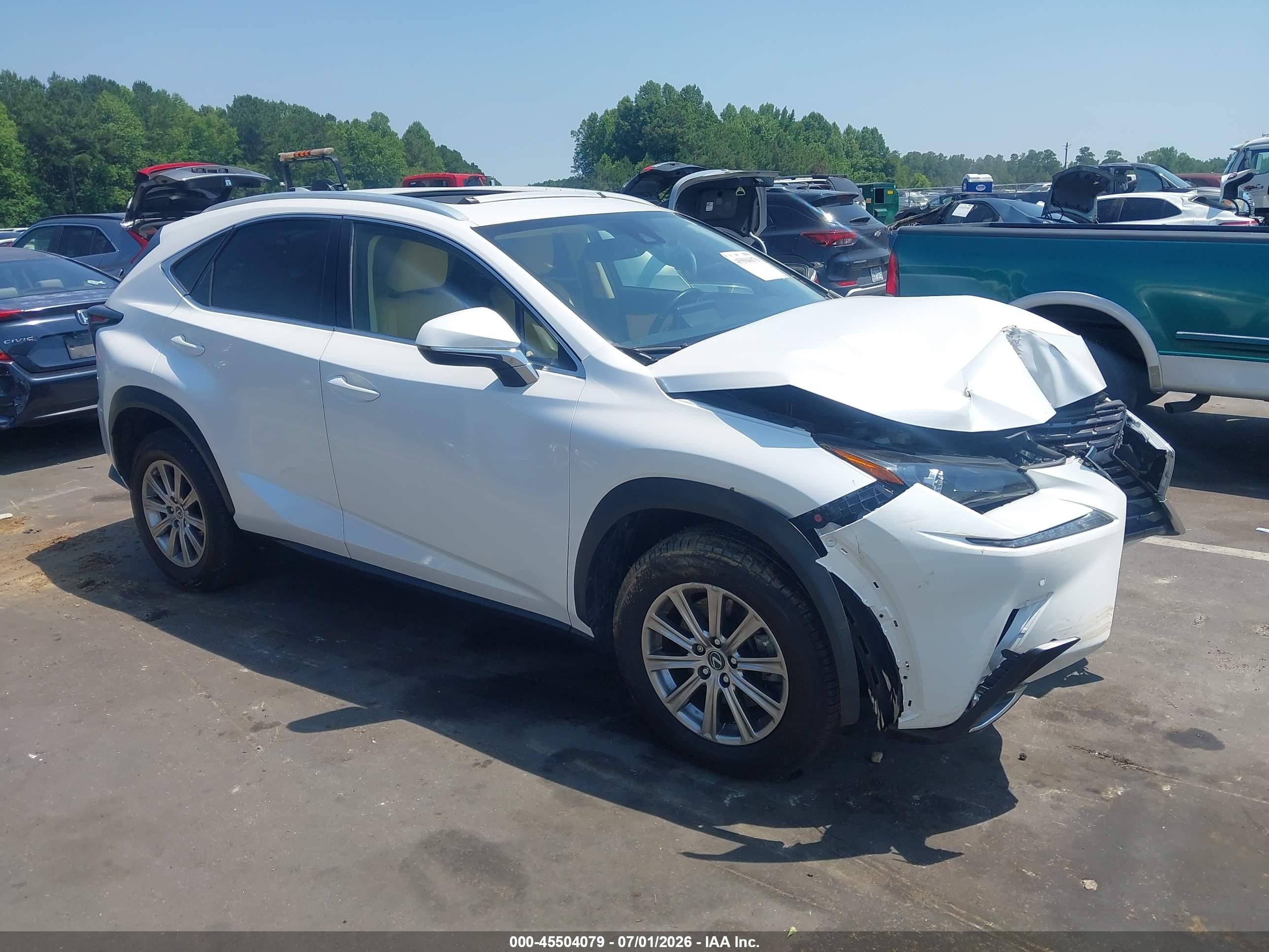 2020 Lexus NX 300, VIN JTJDARDZ1L5015834 — Front end