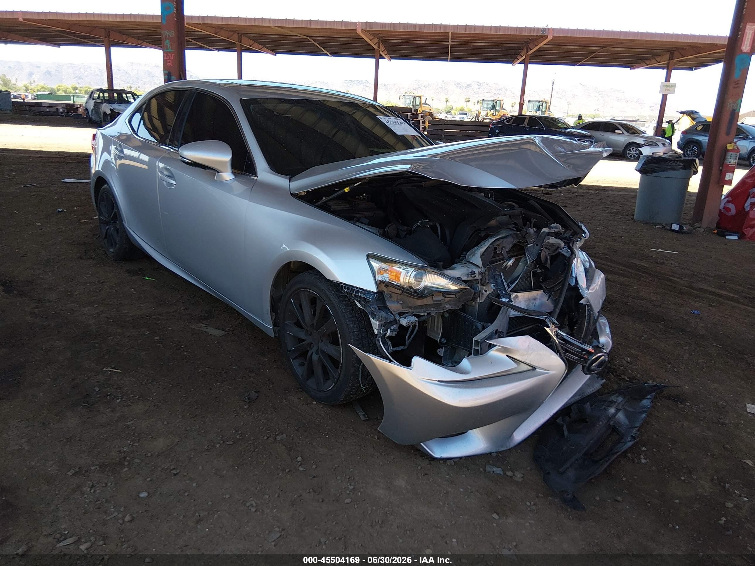 2015 Lexus IS 250, VIN JTHBF1D22F5055021 — Front end