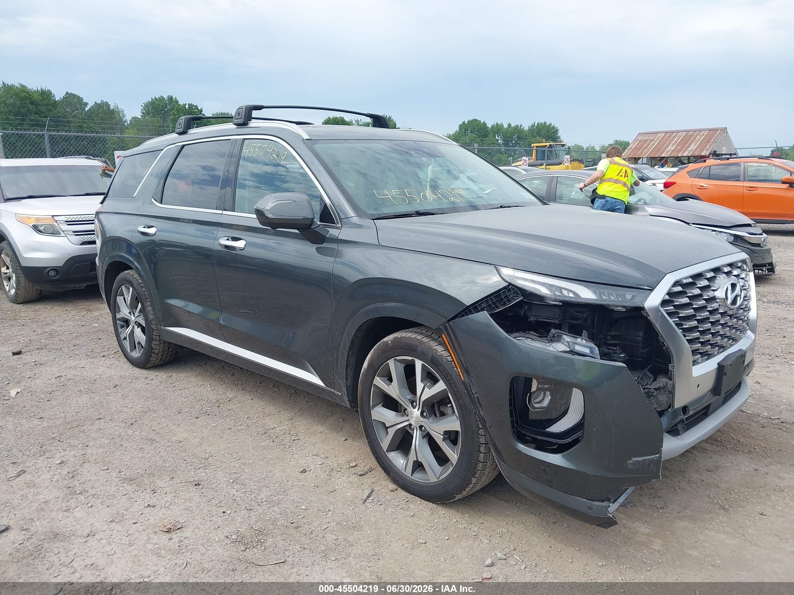 2022 Hyundai Palisade Limited, VIN KM8R5DHE1NU384155 — Rear end