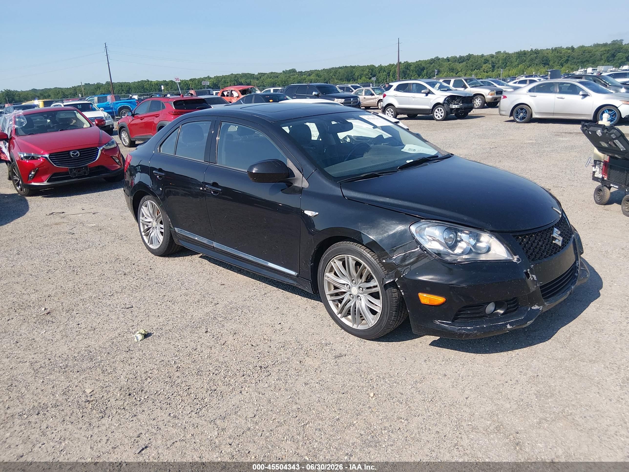 2012 Suzuki Kizashi SLS Sport, VIN JS2RF9A81C6101067 — Front end