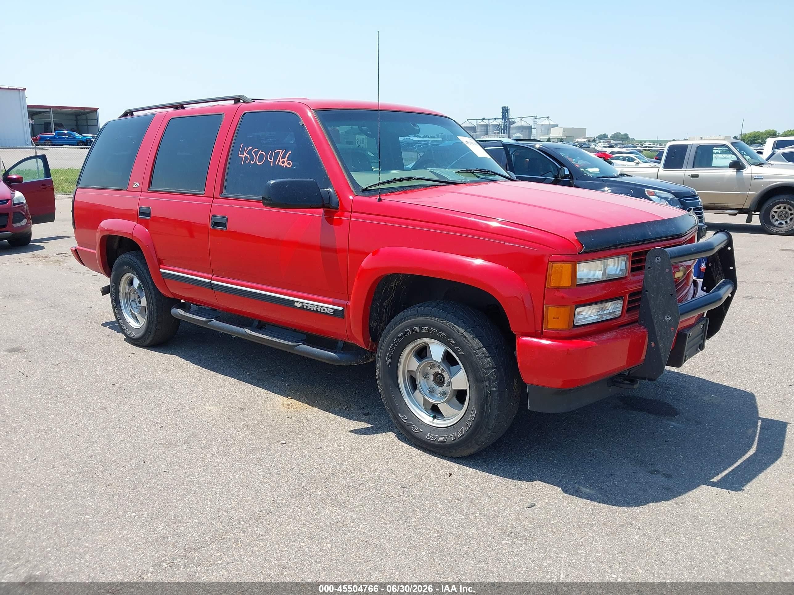 2000 Chevrolet Tahoe Z71, VIN 1GNEK13R0YR120671 — Theft recovery