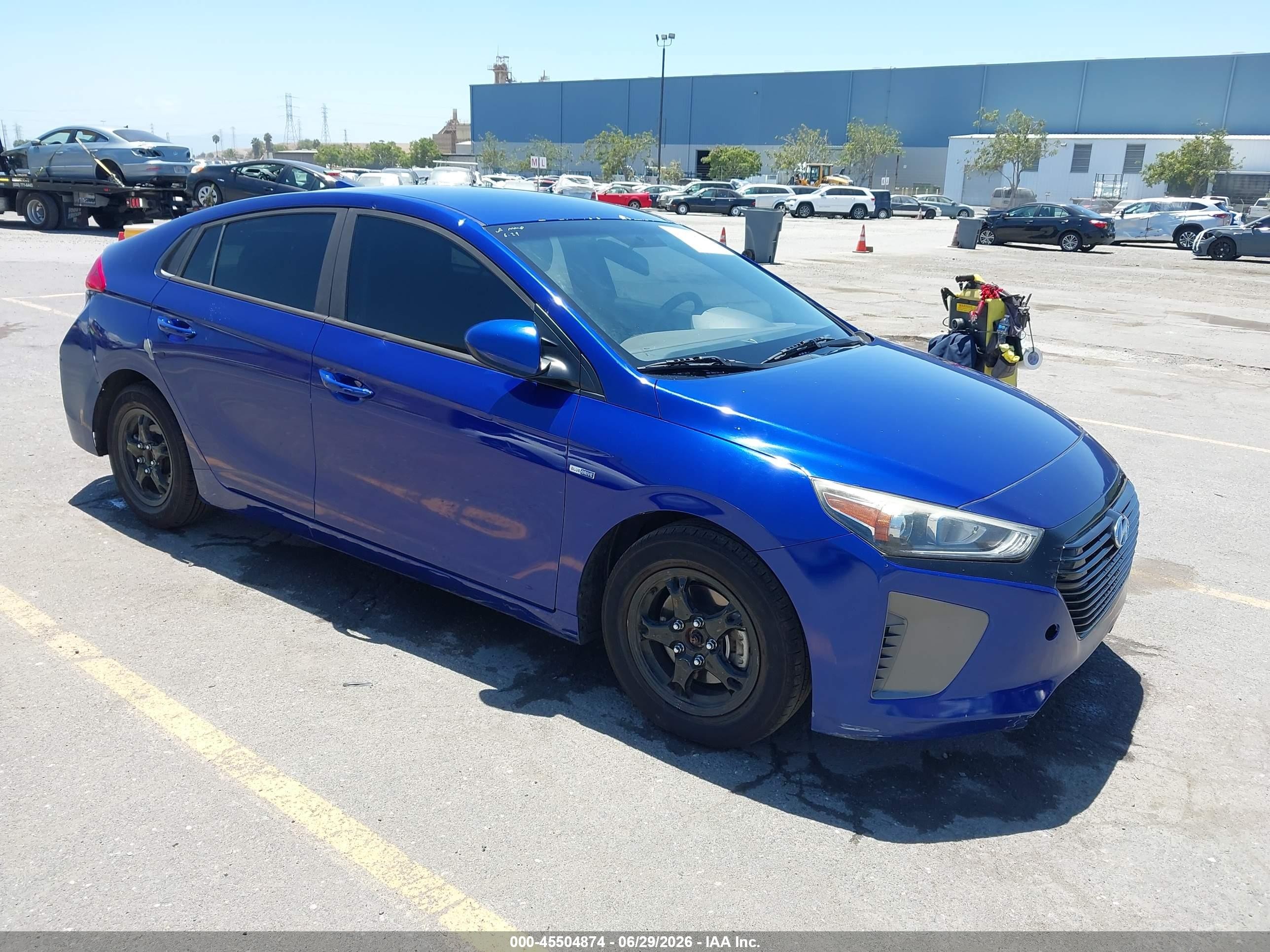 2019 Hyundai Ioniq Blue, VIN KMHC65LC1KU178876 — Зад