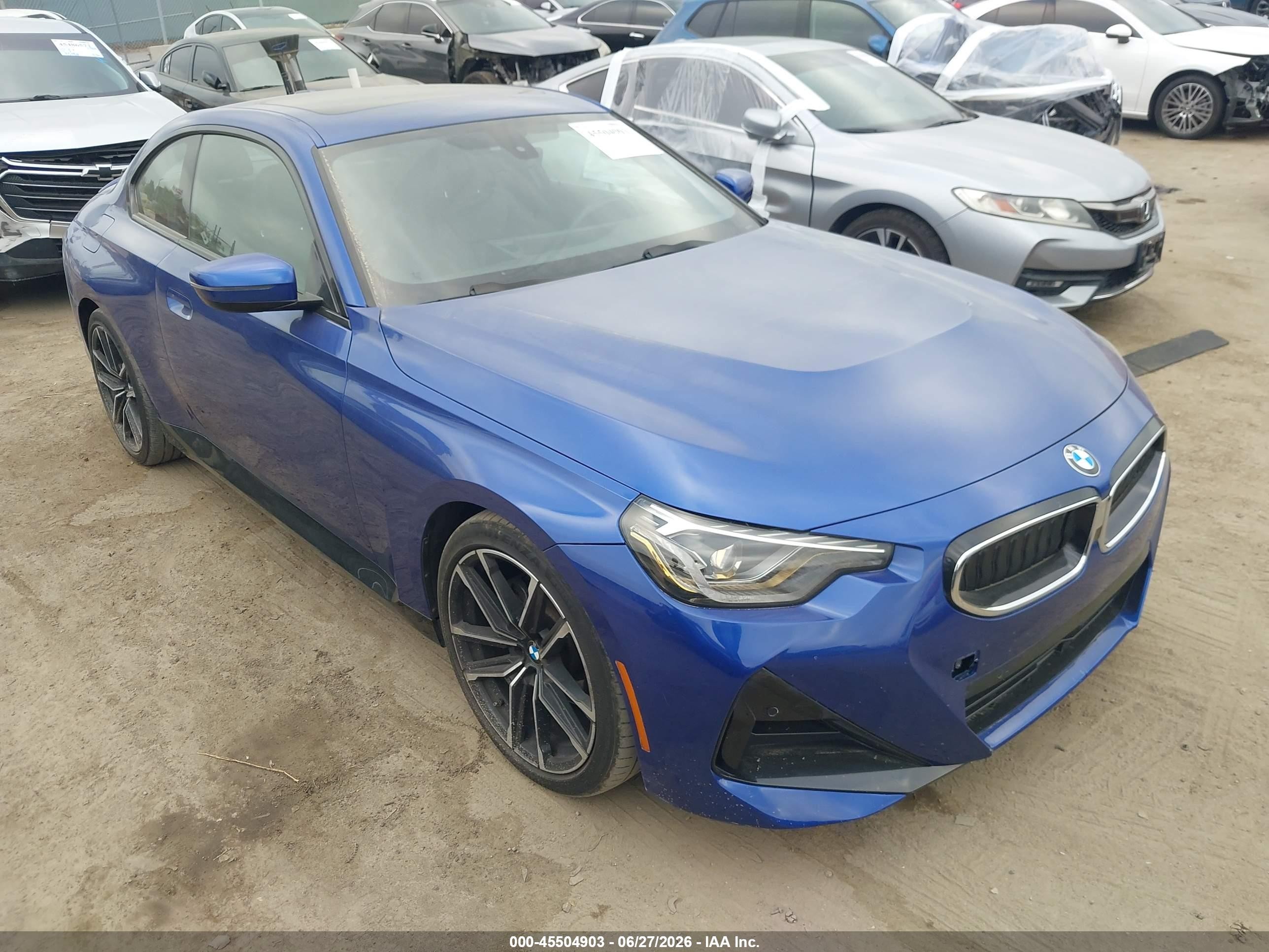 2023 BMW 2 Series 230i xDrive, VIN 3MW33CM00P8C81066 — Theft recovery