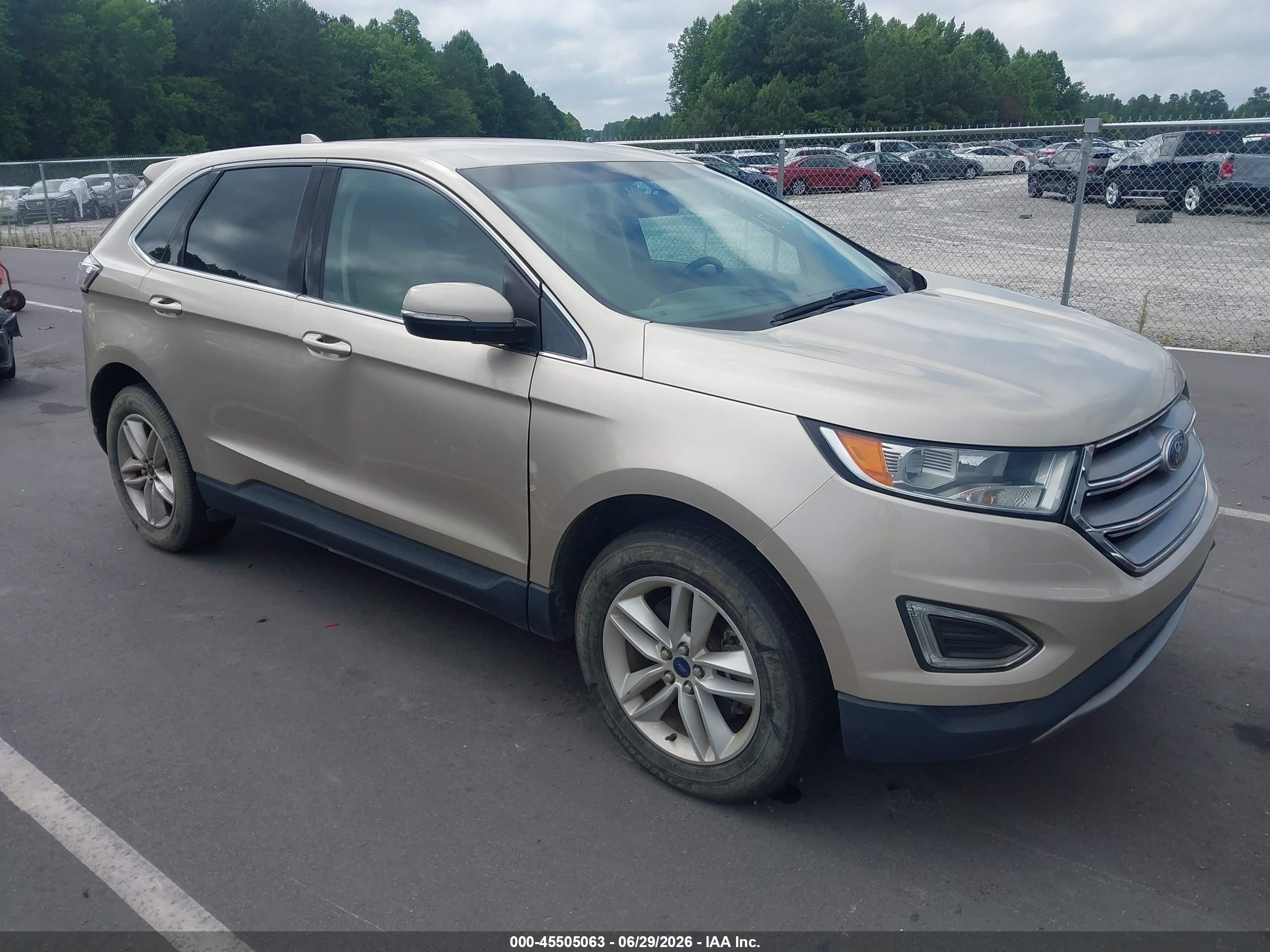 2017 Ford Edge SEL, VIN 2FMPK4J81HBC69246 — Normal wear