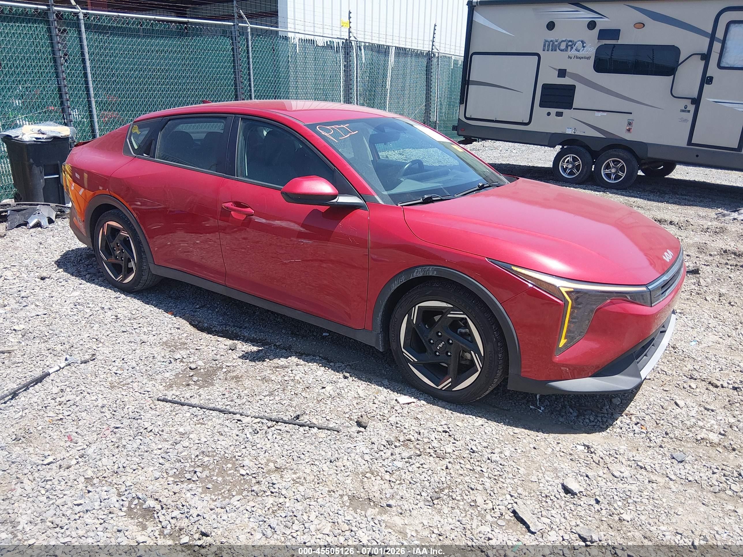 2025 Kia K4 EX, VIN 3KPFU4DE9SE012668 — Зад