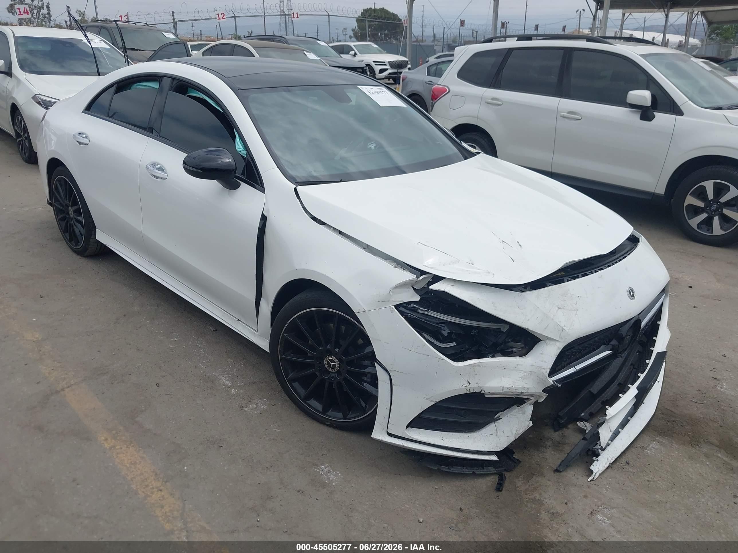 2023 Mercedes-Benz CLA 250, VIN W1K5J4GB4PN356732 — Front end