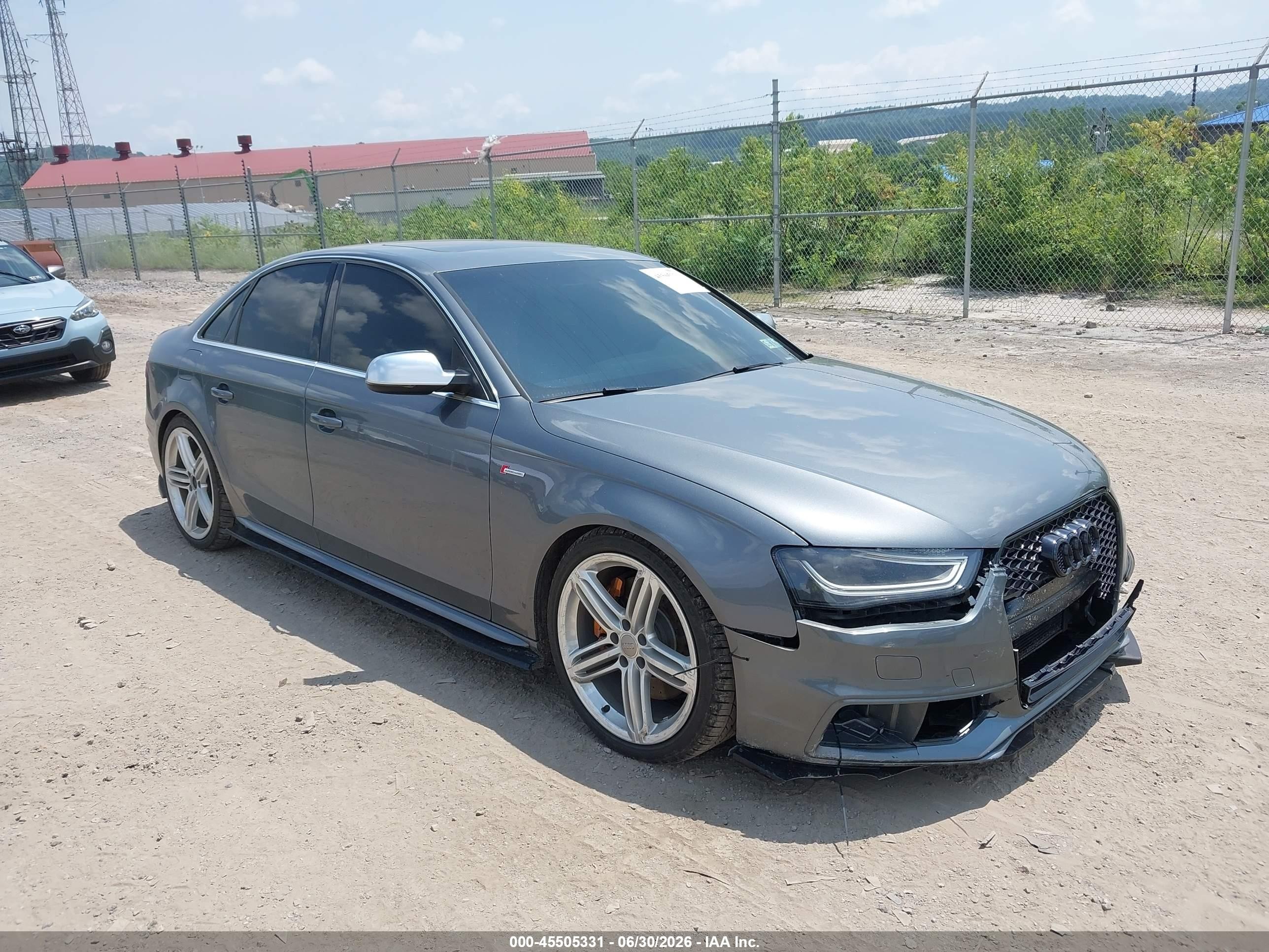 2014 Audi S4 Premium Plus, VIN WAUBGAFL5EA062049 — Front end