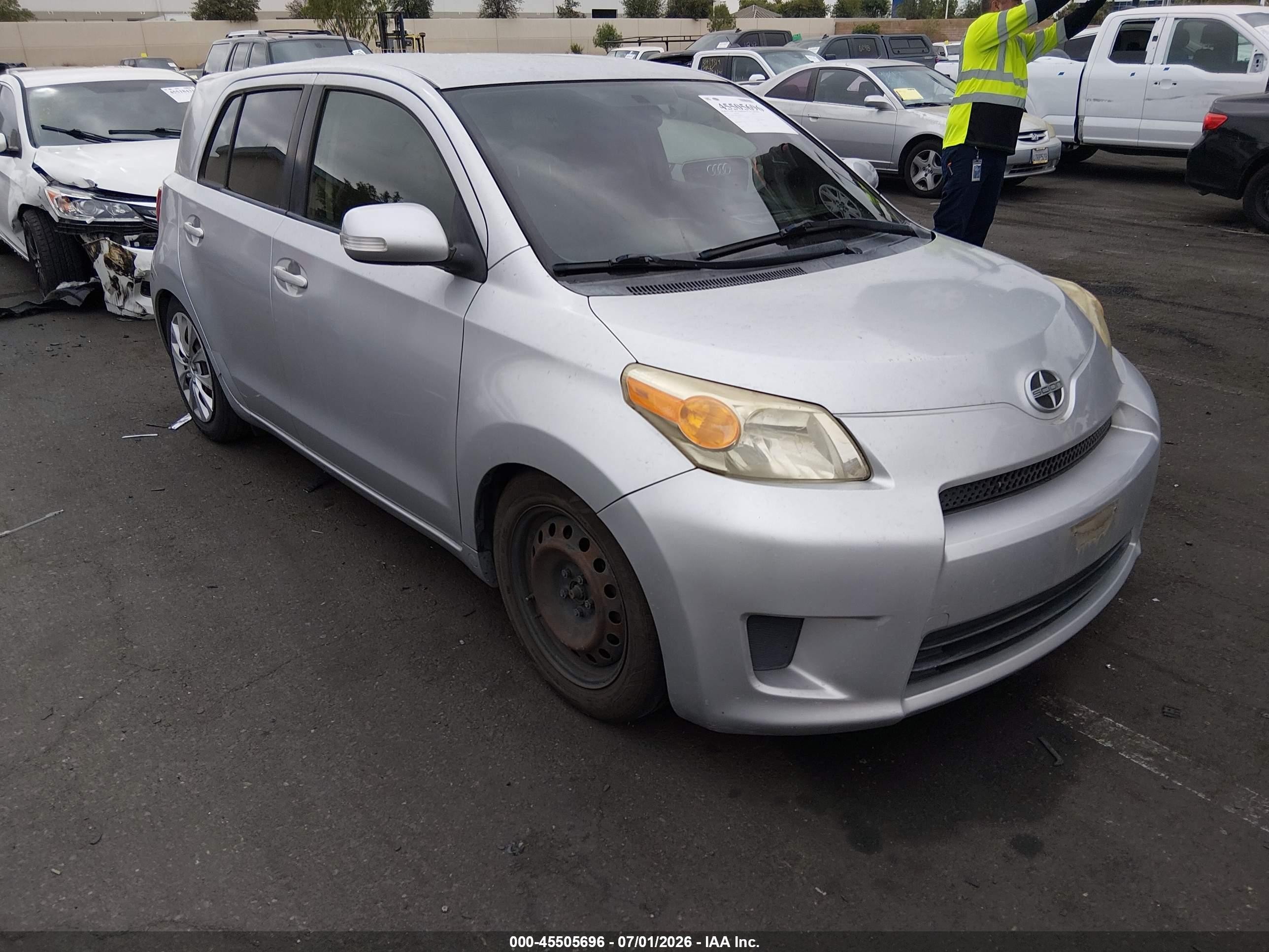 2010 Scion xD, VIN JTKKU4B48AJ058009 — Rear end