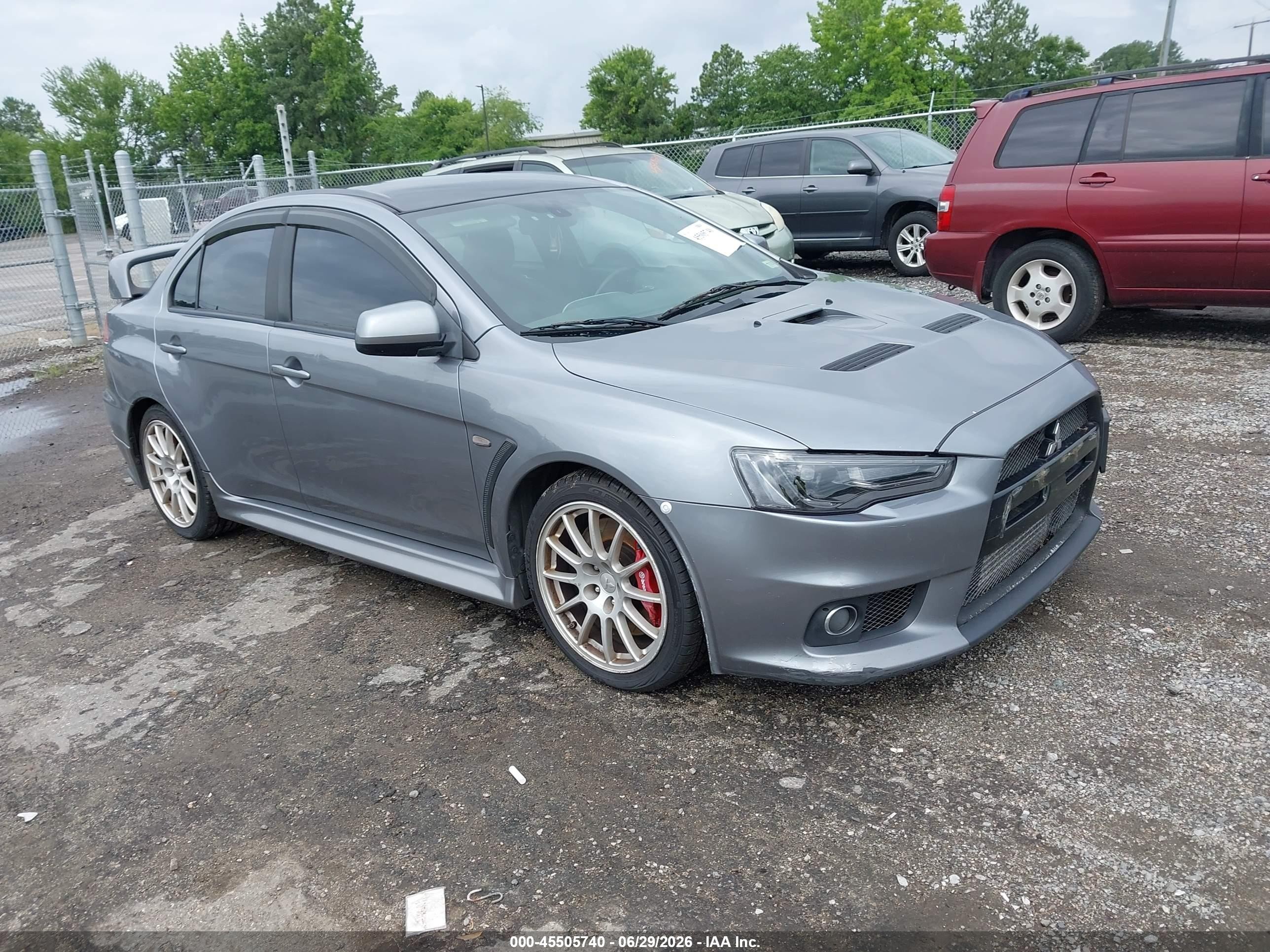 2015 Mitsubishi Lancer Evolution Final Edition, VIN JA32W7FV6FU028467 — Normal wear