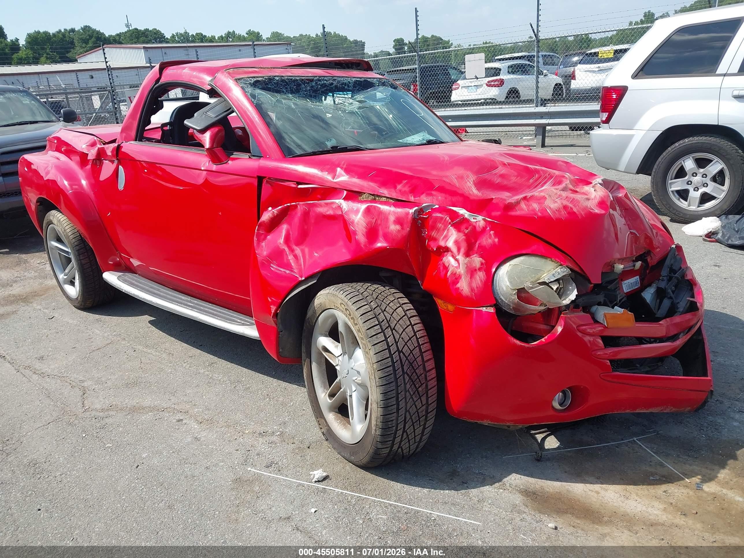 2004 Chevrolet SSR LS, VIN 1GCES14PX4B111467 — Опрокидывание