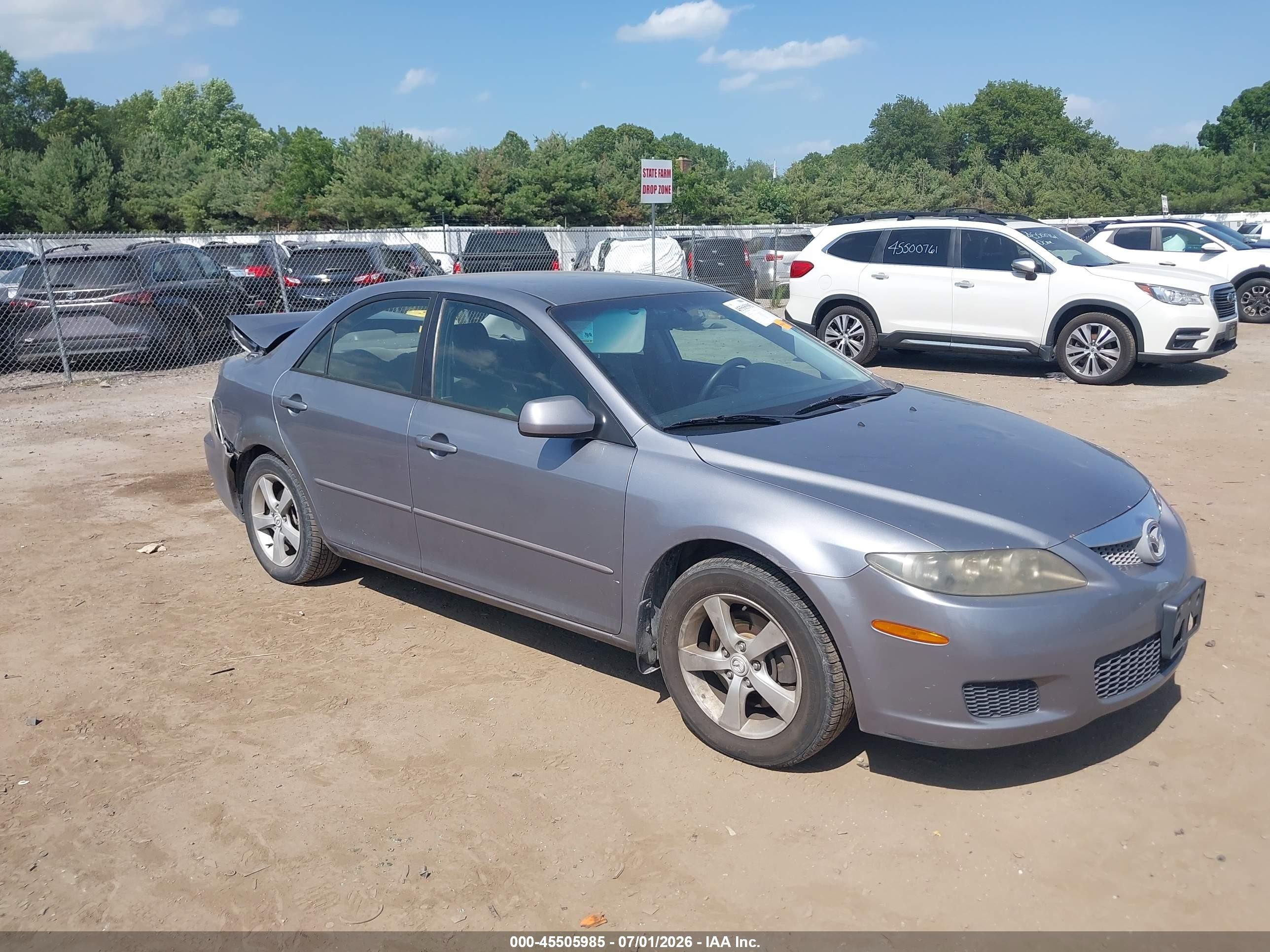 2007 Mazda 6 i Sport VE, VIN 1YVHP80C475M07298 — Rear end