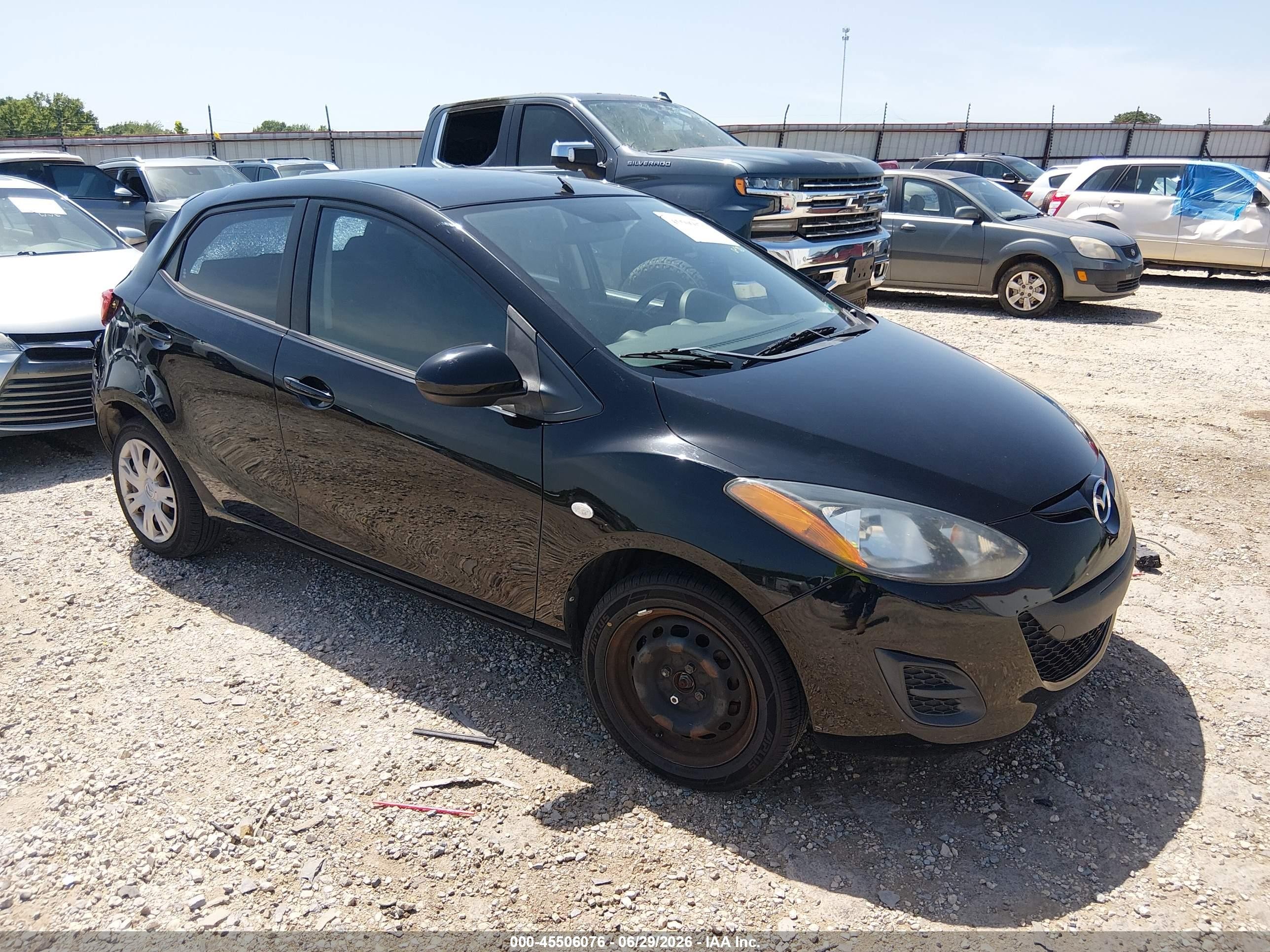2012 Mazda 2 Sport, VIN JM1DE1KZ1C0151518 — Rear end