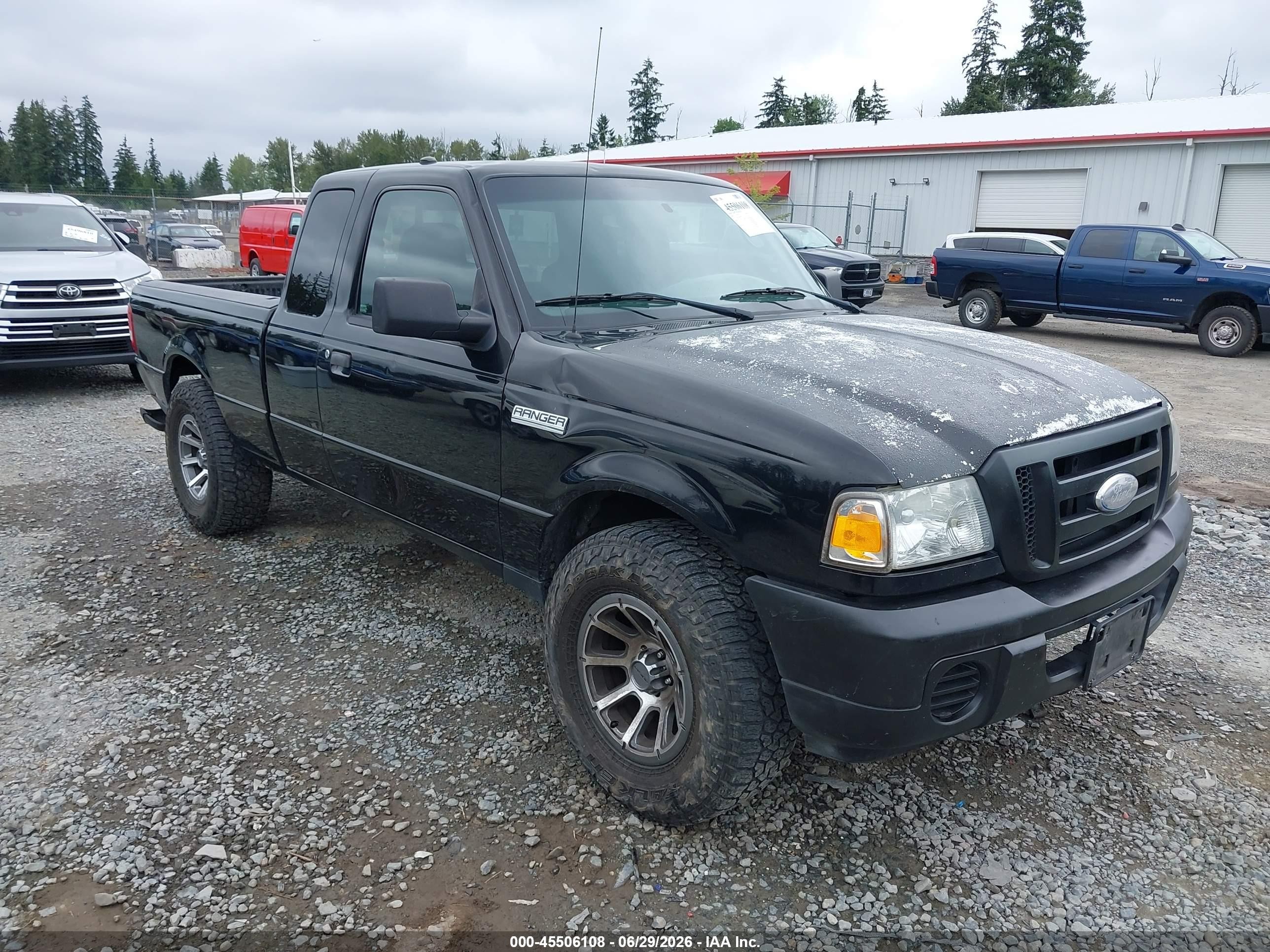2008 Ford Ranger STX, VIN 1FTZR44U58PB06058 — Зад